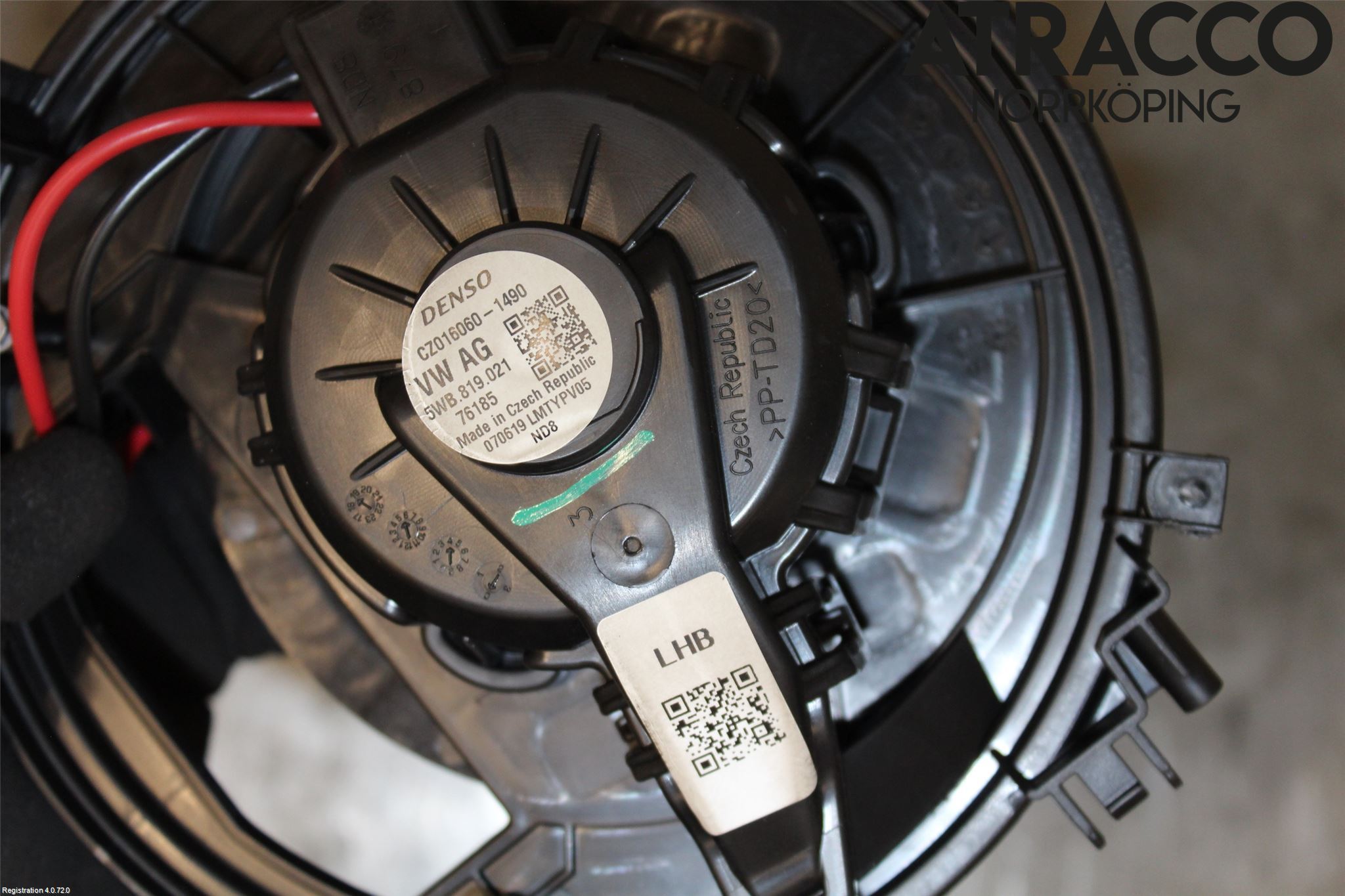 Volkswagen VW PASSAT 15-19 Varmeapparat Viftemotor