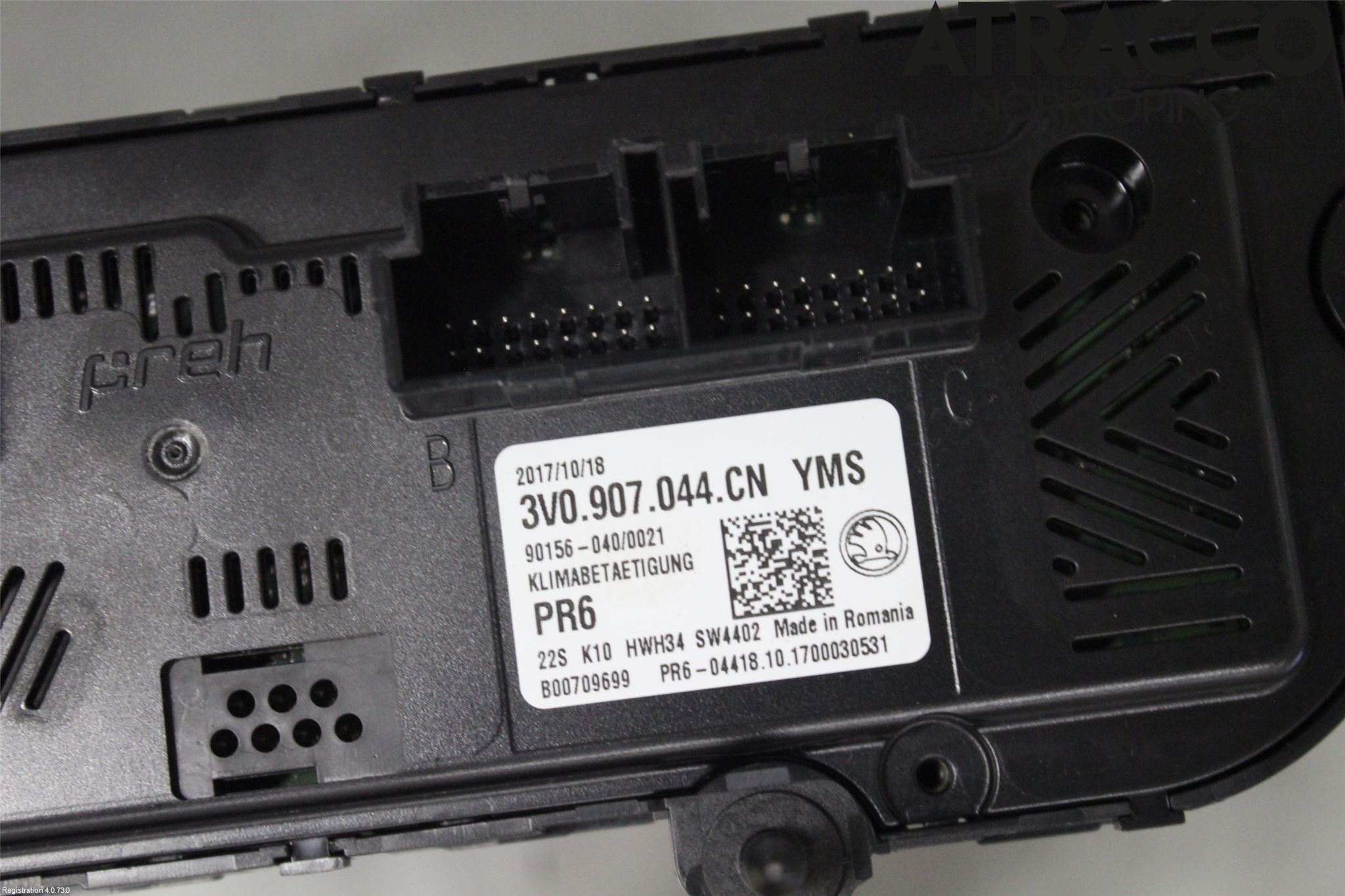 Skoda SUPERB 16-24 Varmeapparat Panel(Regulering)