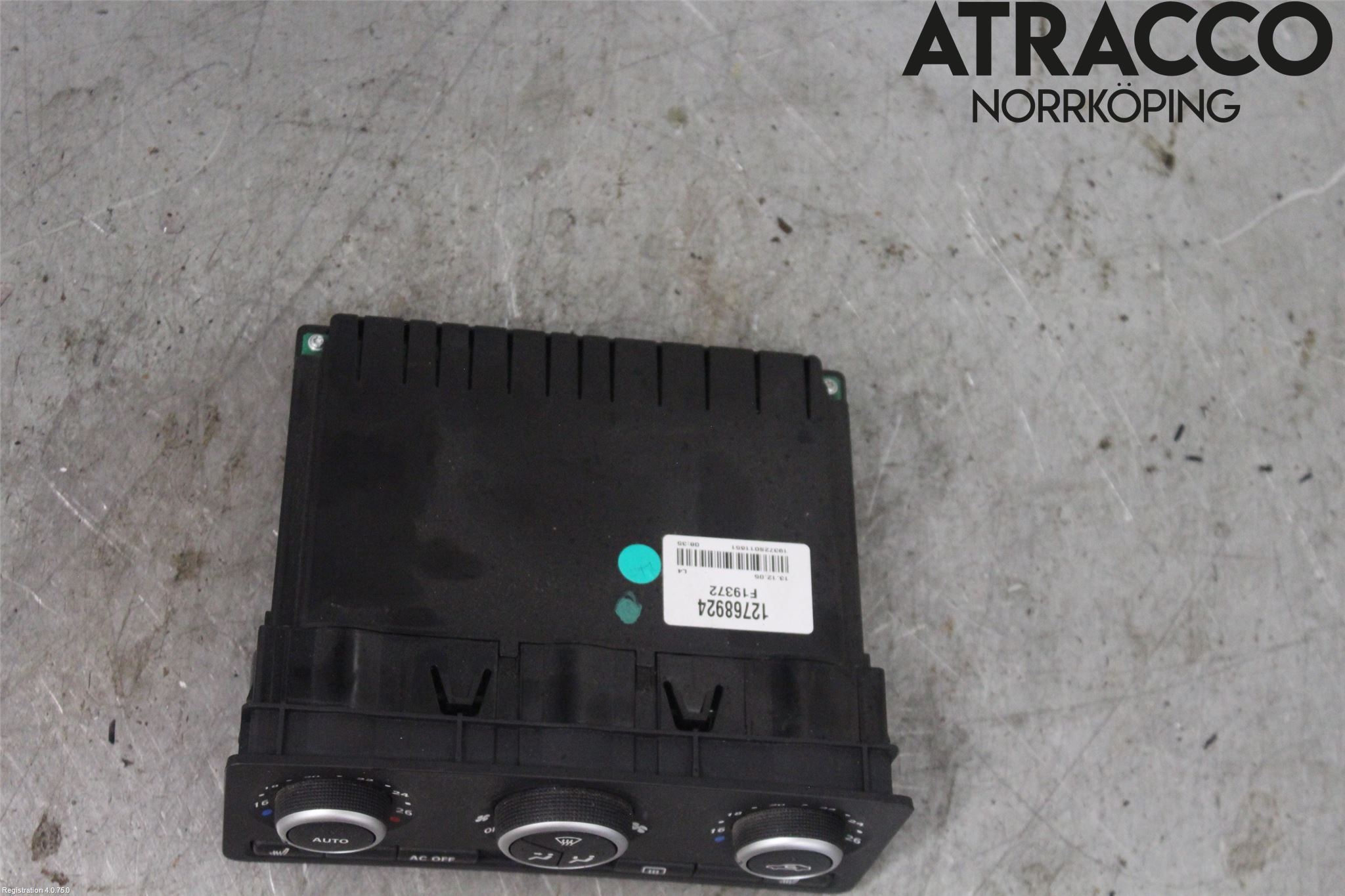 Saab 9-5     06-10 Varmeapparat Panel(Regulering)