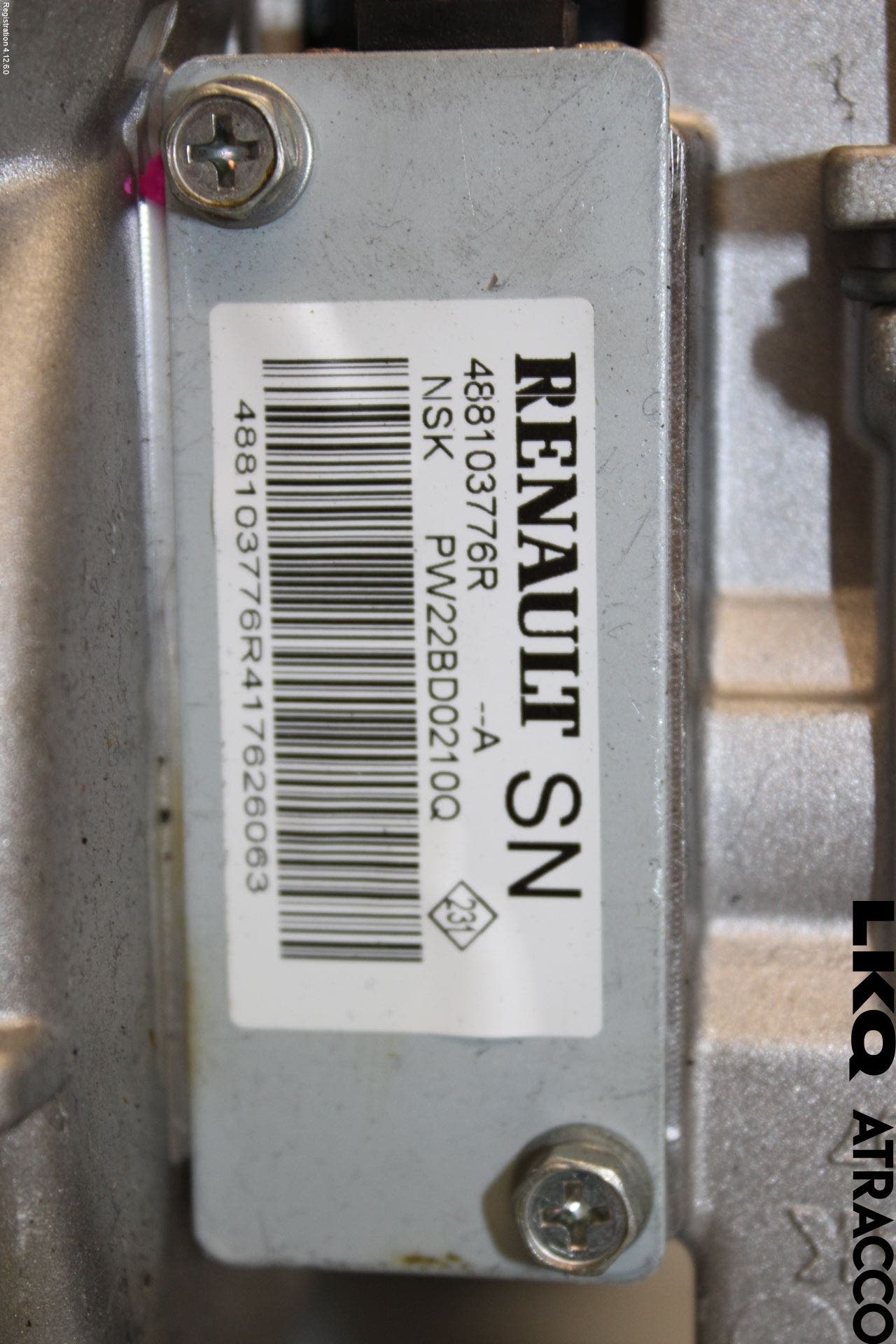 Renault ZOE/E-TECH 13- Rattakselaggregat Innebygd Servo