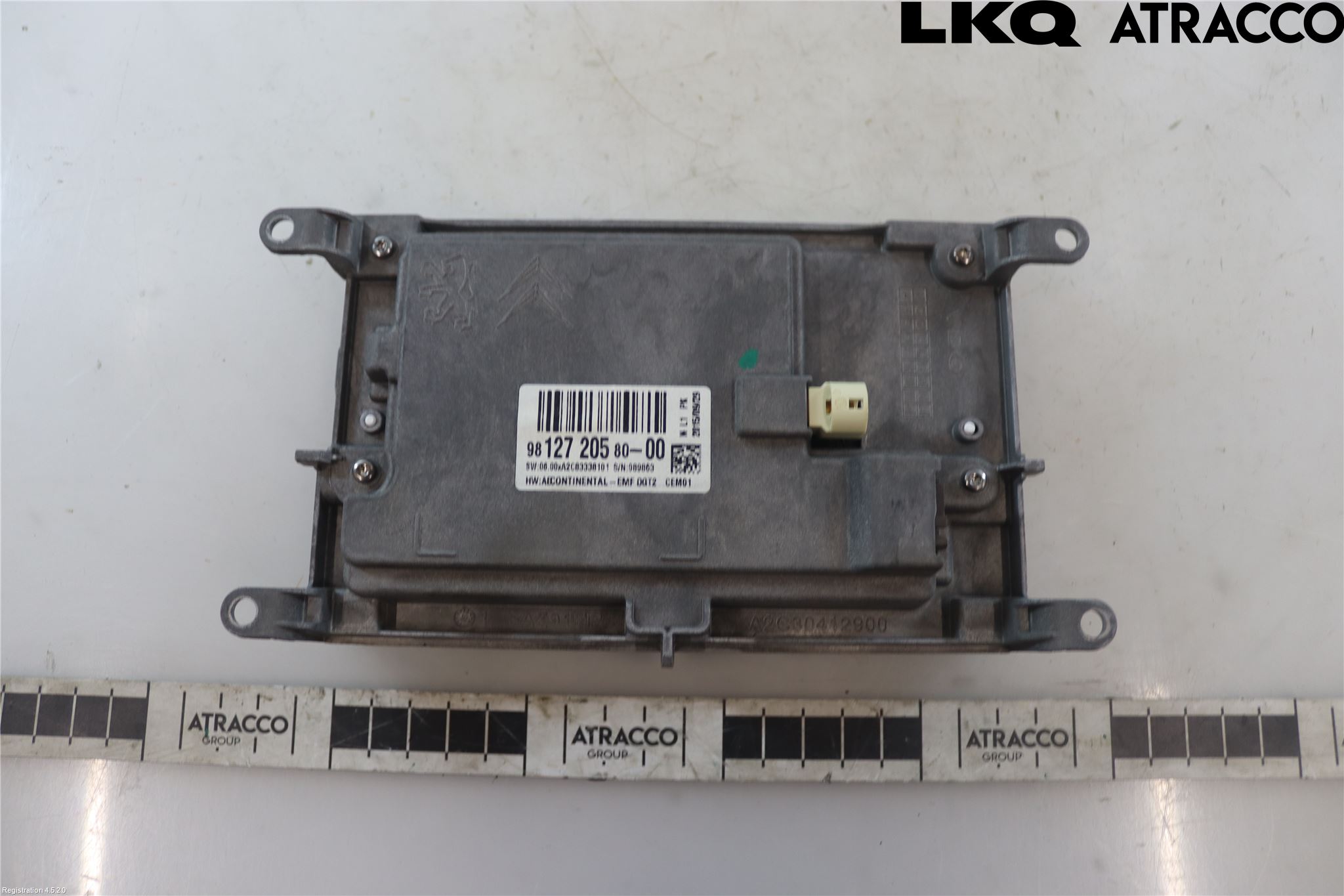 Citroen C4 PICASSO 14-18 Instr Skjerm Dvd-Gps-Ac-Tlf