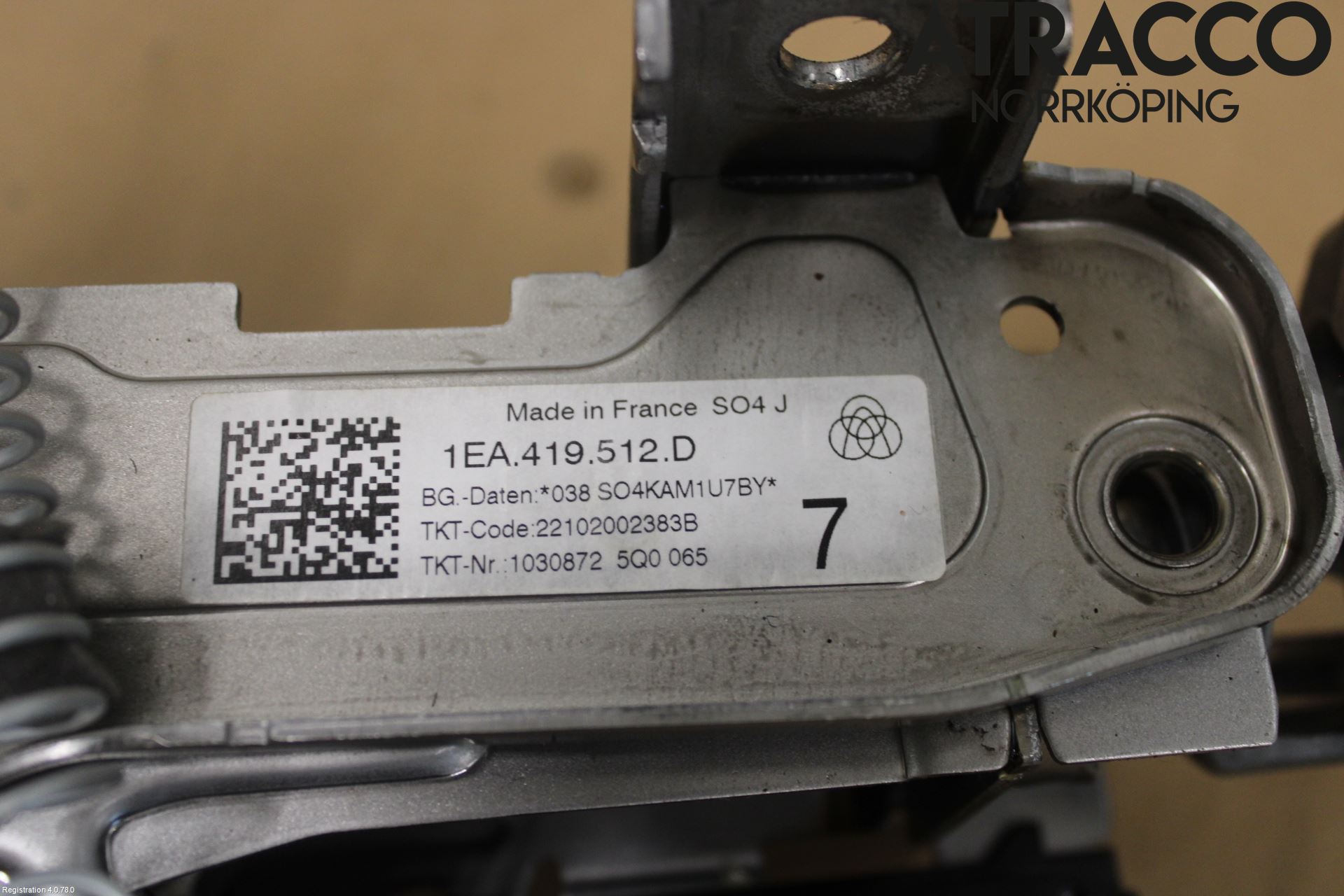 Volkswagen VW ID.3 21- Rattakselaggregat Justerbart