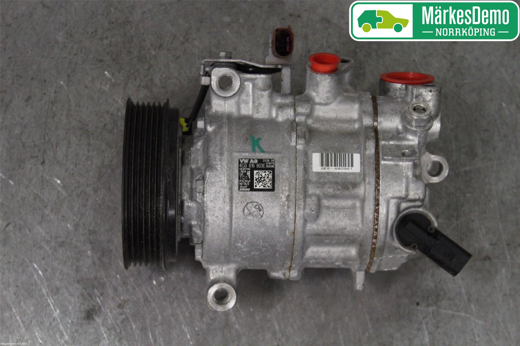 Audi A6/S6 4G 11-18 Varme Ac Kompressor