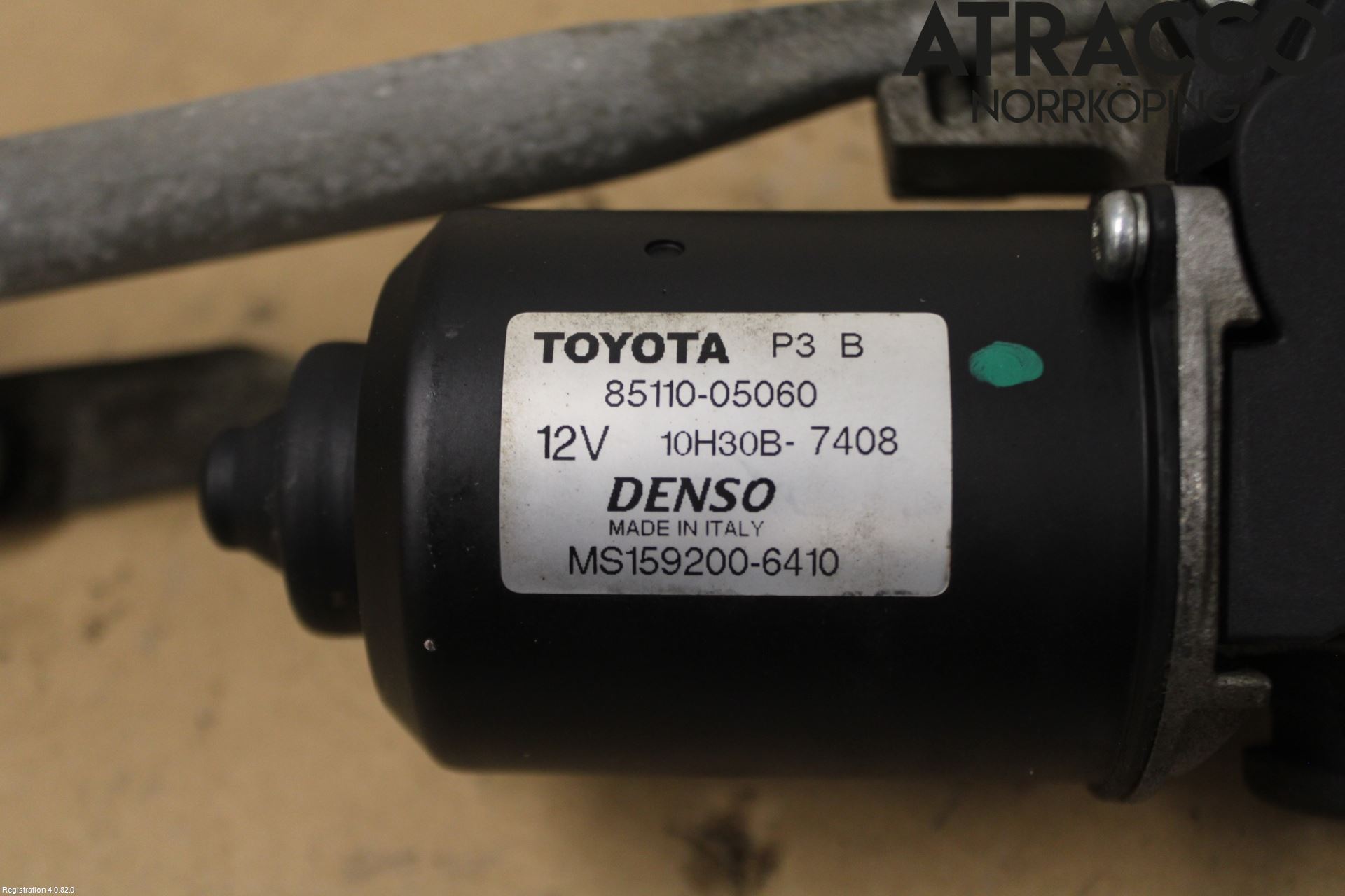 Toyota AVENSIS 07-08 Viskeroverføring Frontrute