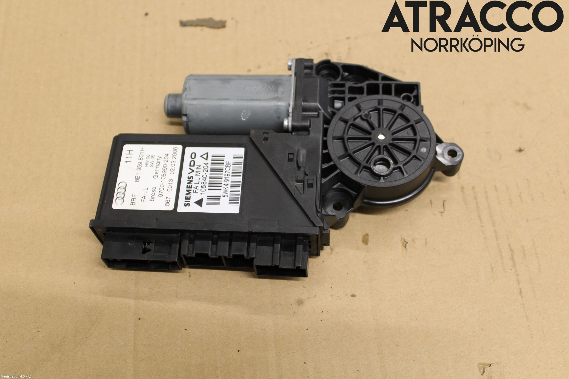 Audi A4/S4 05-07 Vindusheismotor