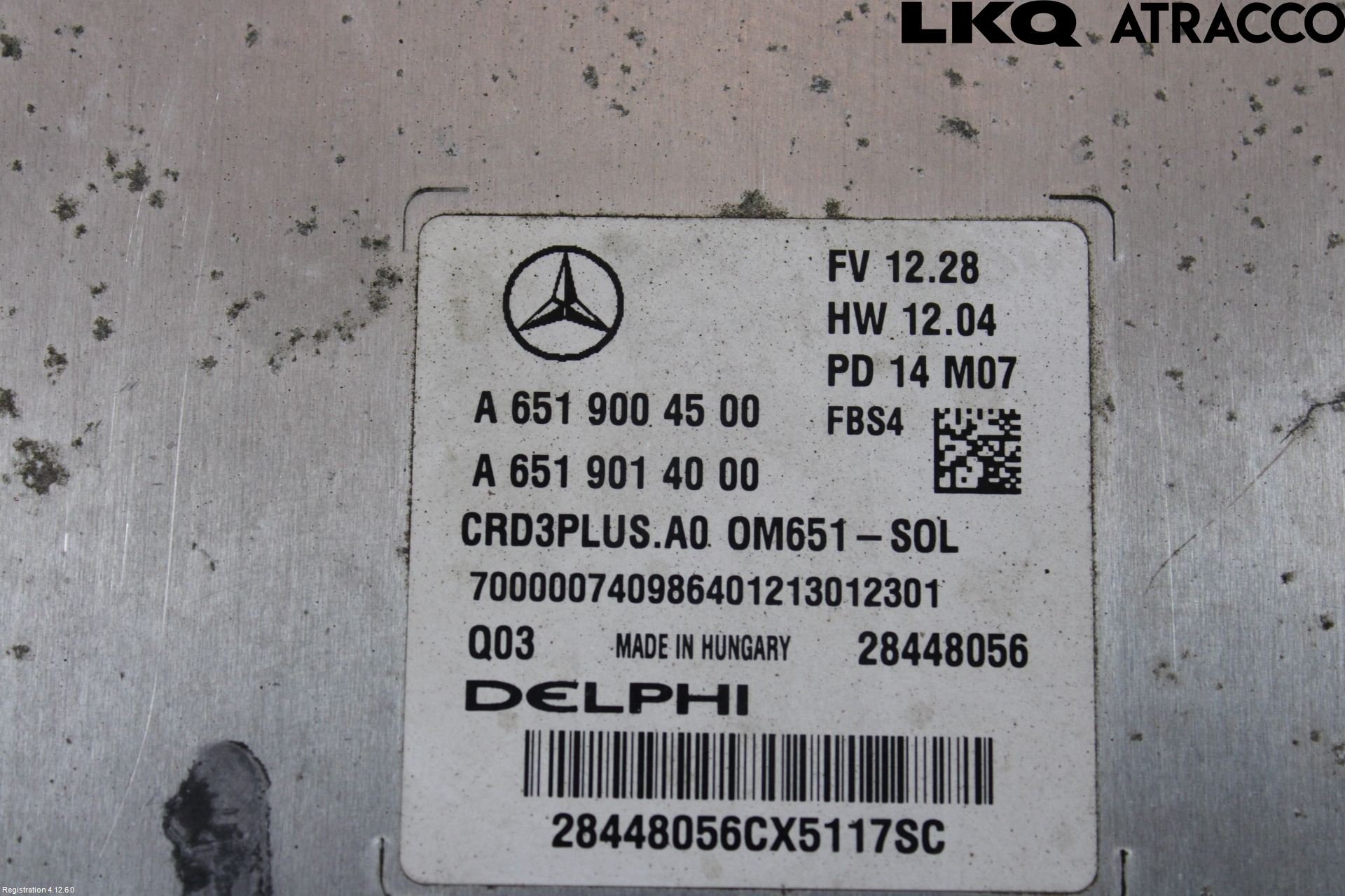 Mercedes-Benz MB C-KLASS (W205) 14-21 Styreenhet Dieselpumpe