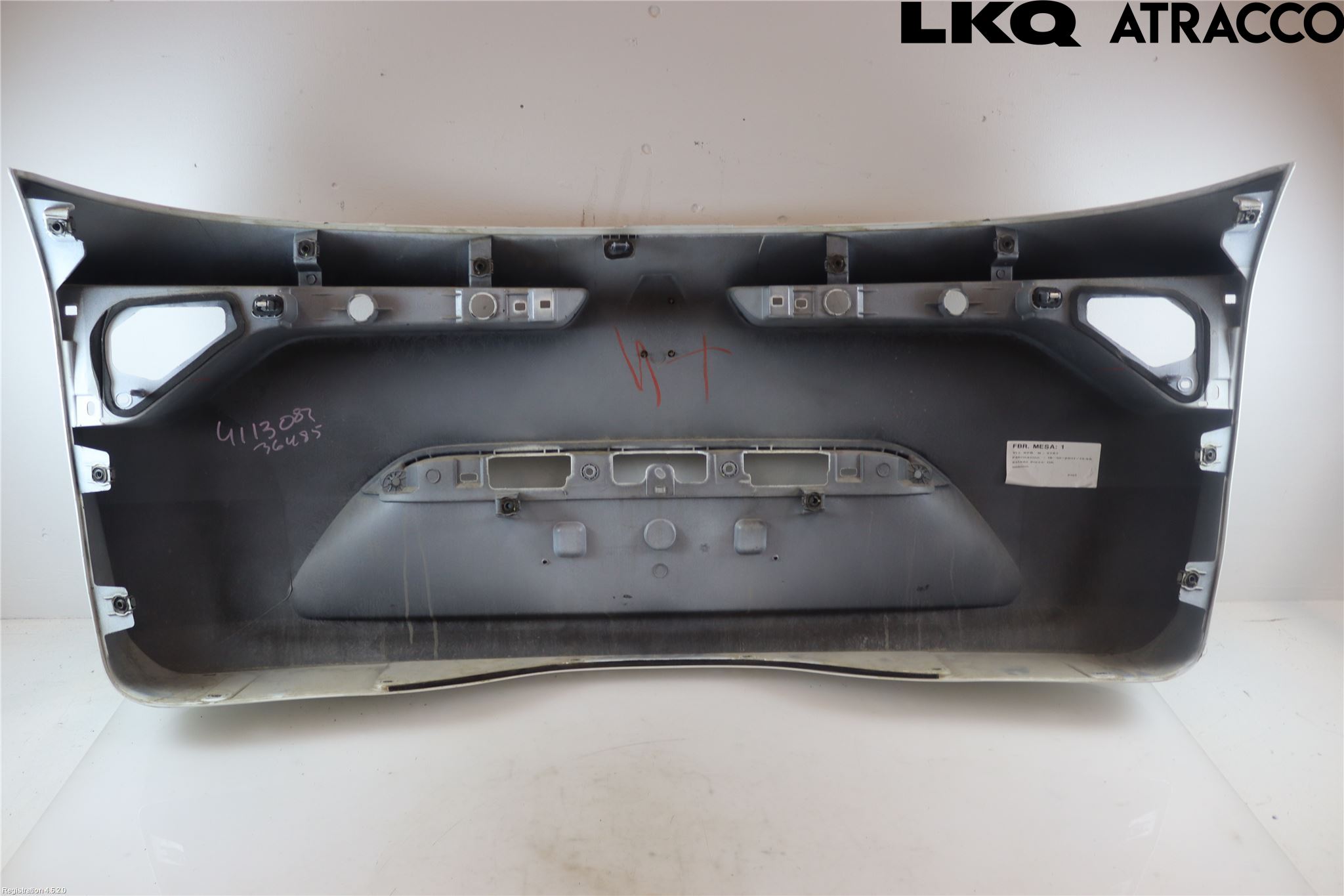 Renault MEGANE IV 16-23 Refleksplate - Skiltplate
