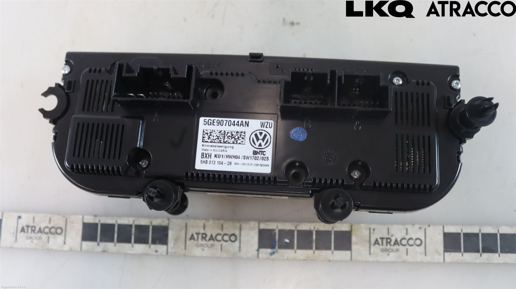 Volkswagen VW GOLF / E-GOLF VII 13-20 Varmeapparat Panel(Regulering)