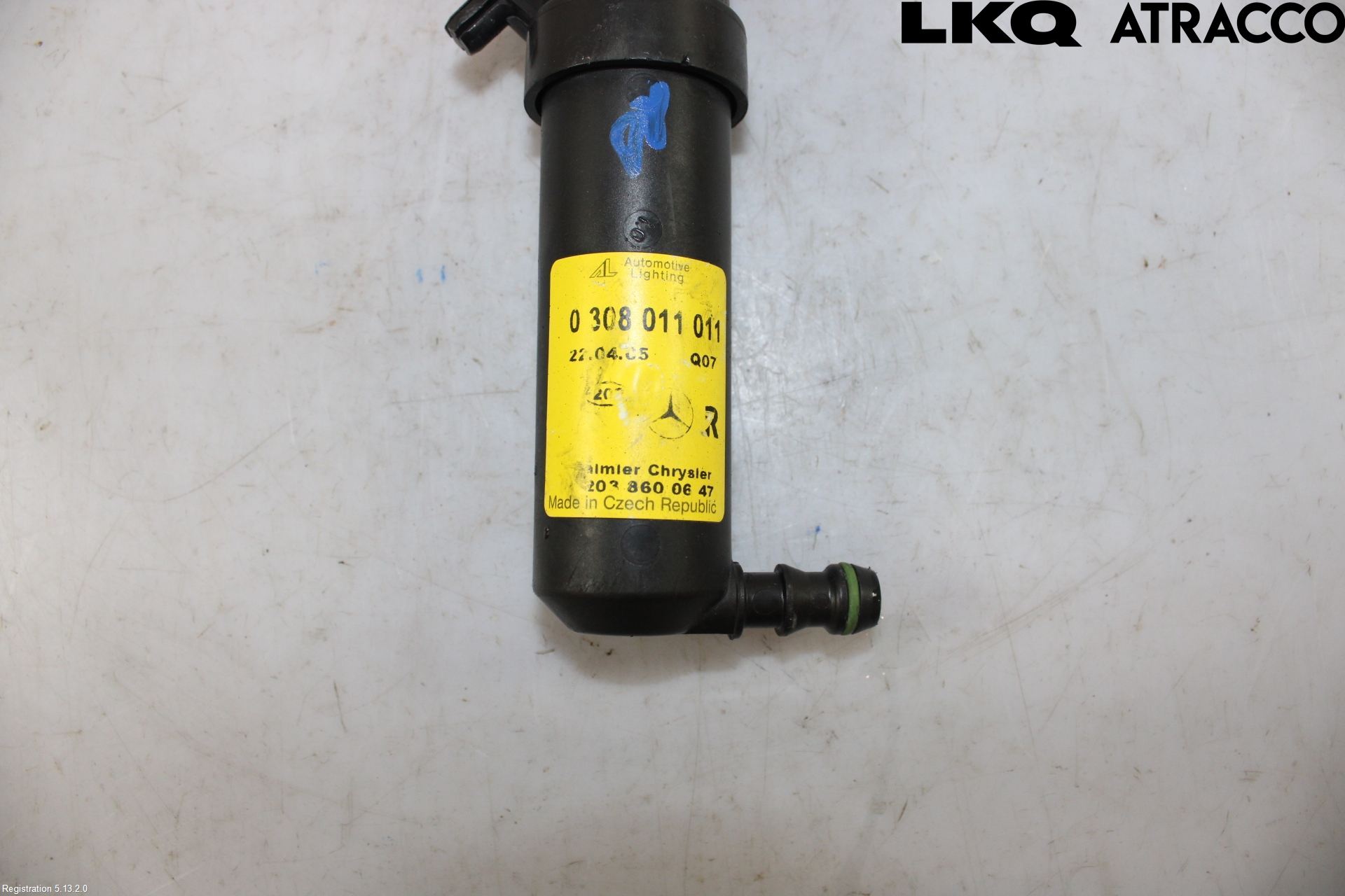 Mercedes-Benz MB C (203) 00-07 Spylerdyse Frontlykter