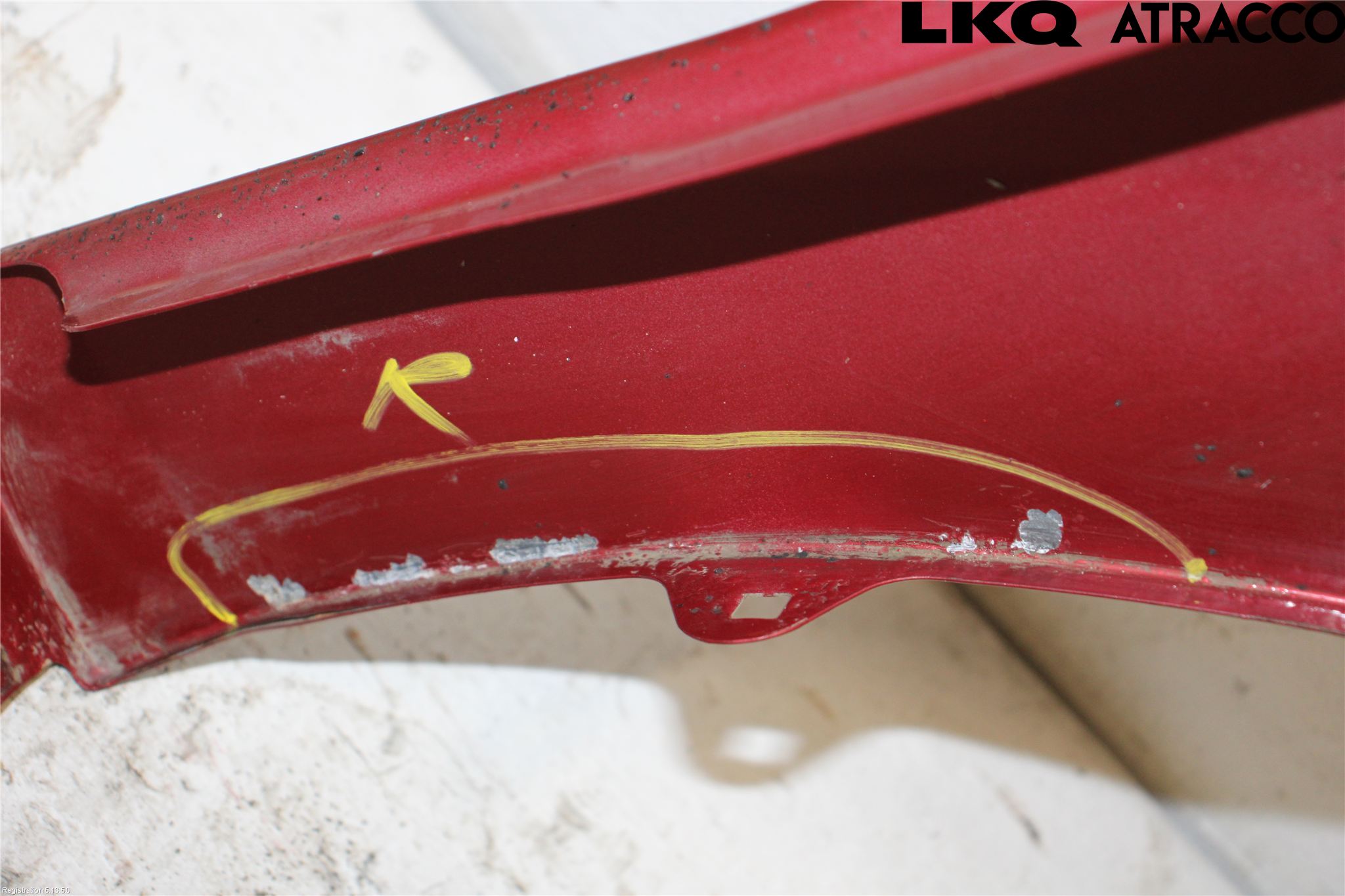 Volkswagen VW POLO 10-17 Skjerm Foran Venstre