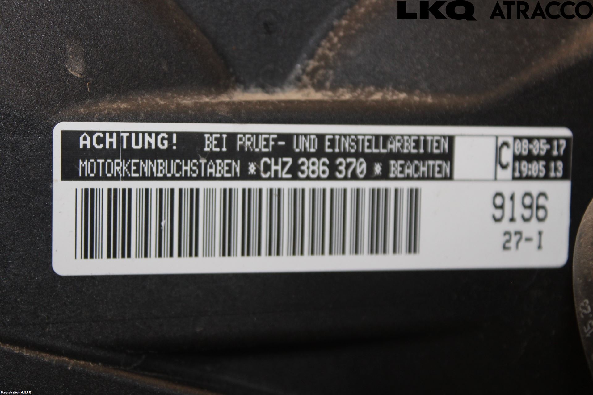 Volkswagen VW GOLF / E-GOLF VII 13-20 Motor Bensin