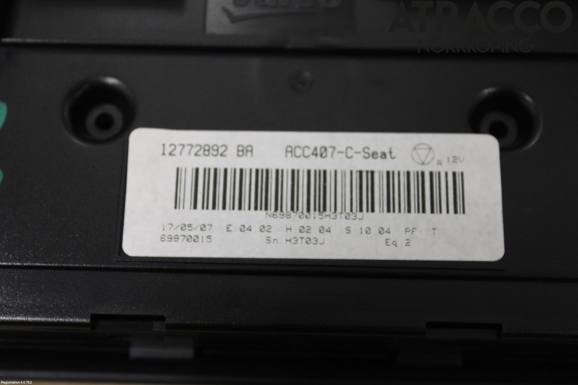 Saab 9-3 VER 2 Varmeapparat Panel(Regulering)