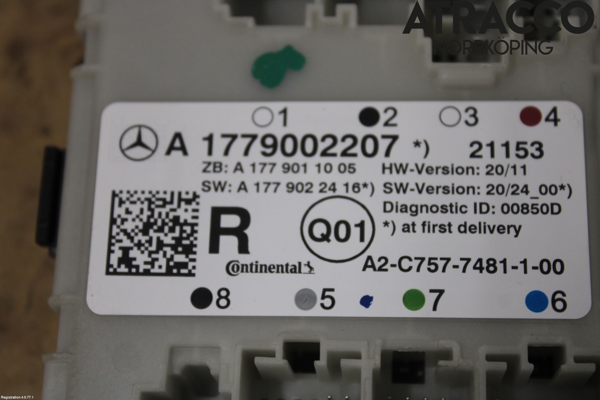 Mercedes-Benz MB CLA-KLASS (C118/X118) 19- Styreenhet Dør