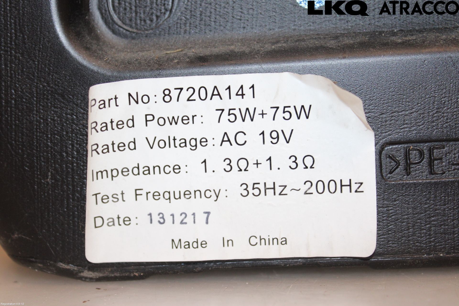 Mitsubishi OUTLANDER 13-21 Innr Høyttaler