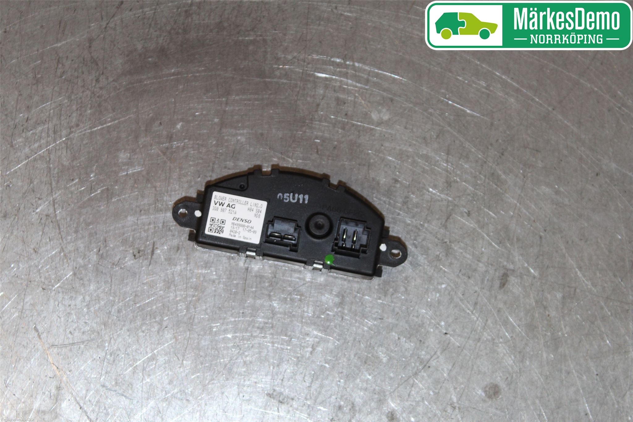 Volkswagen VW PASSAT 15-19 Varmeapparat Viftemotstand