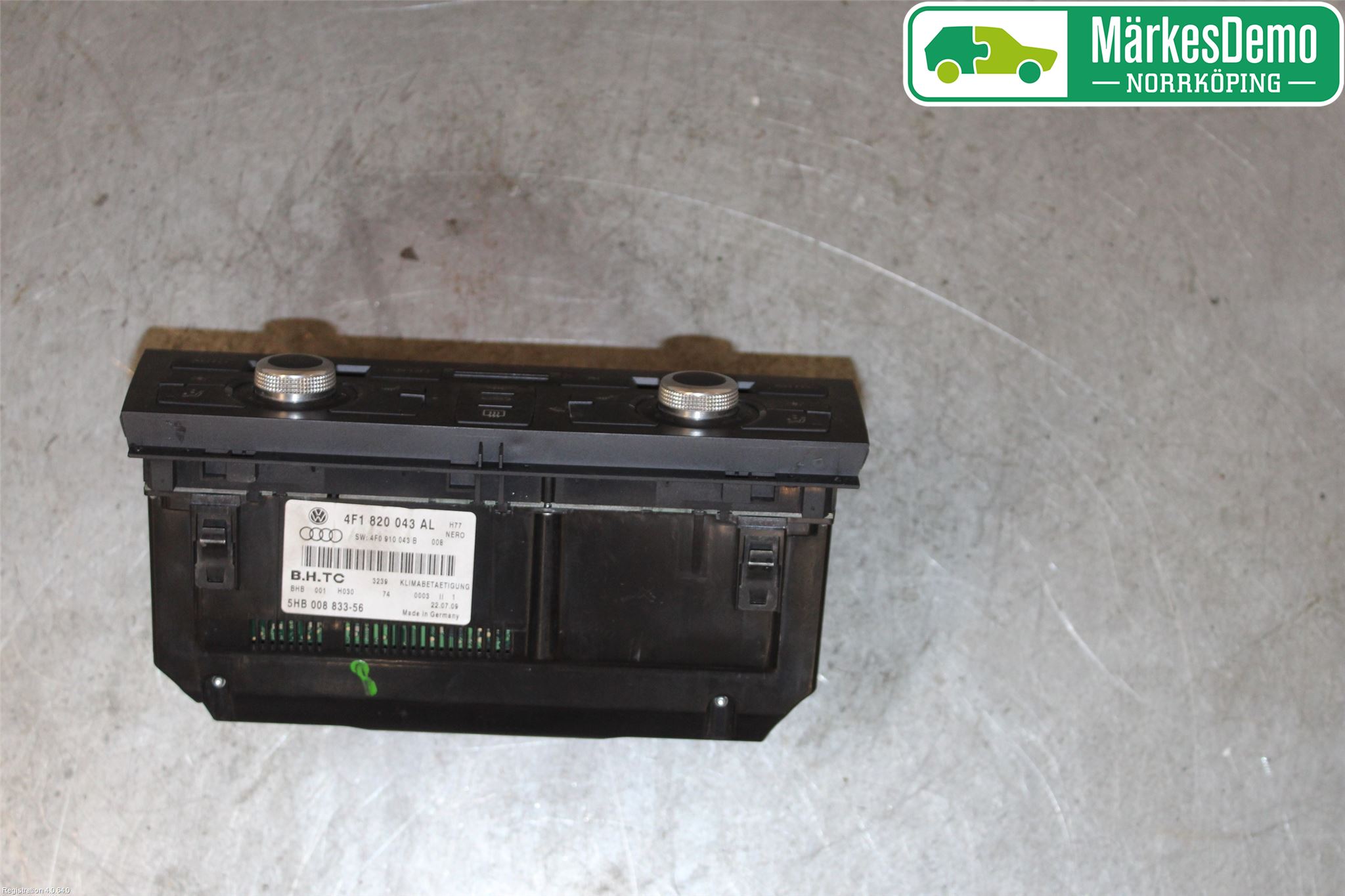 Audi A6/S6     05-11 Varmeapparat Panel(Regulering)