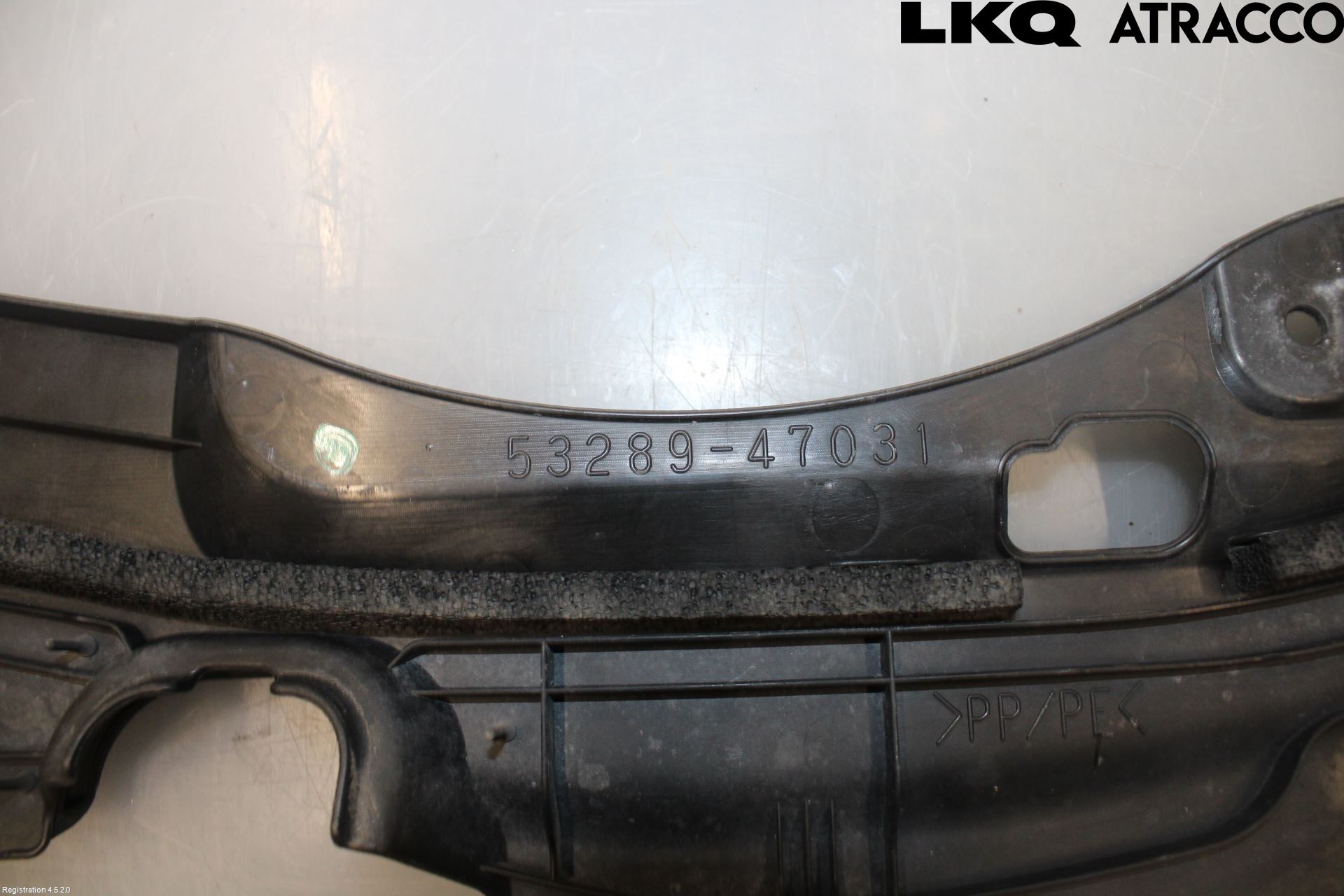 Toyota PRIUS ZVW30 09-20 Panserlåsplate-Bjelke