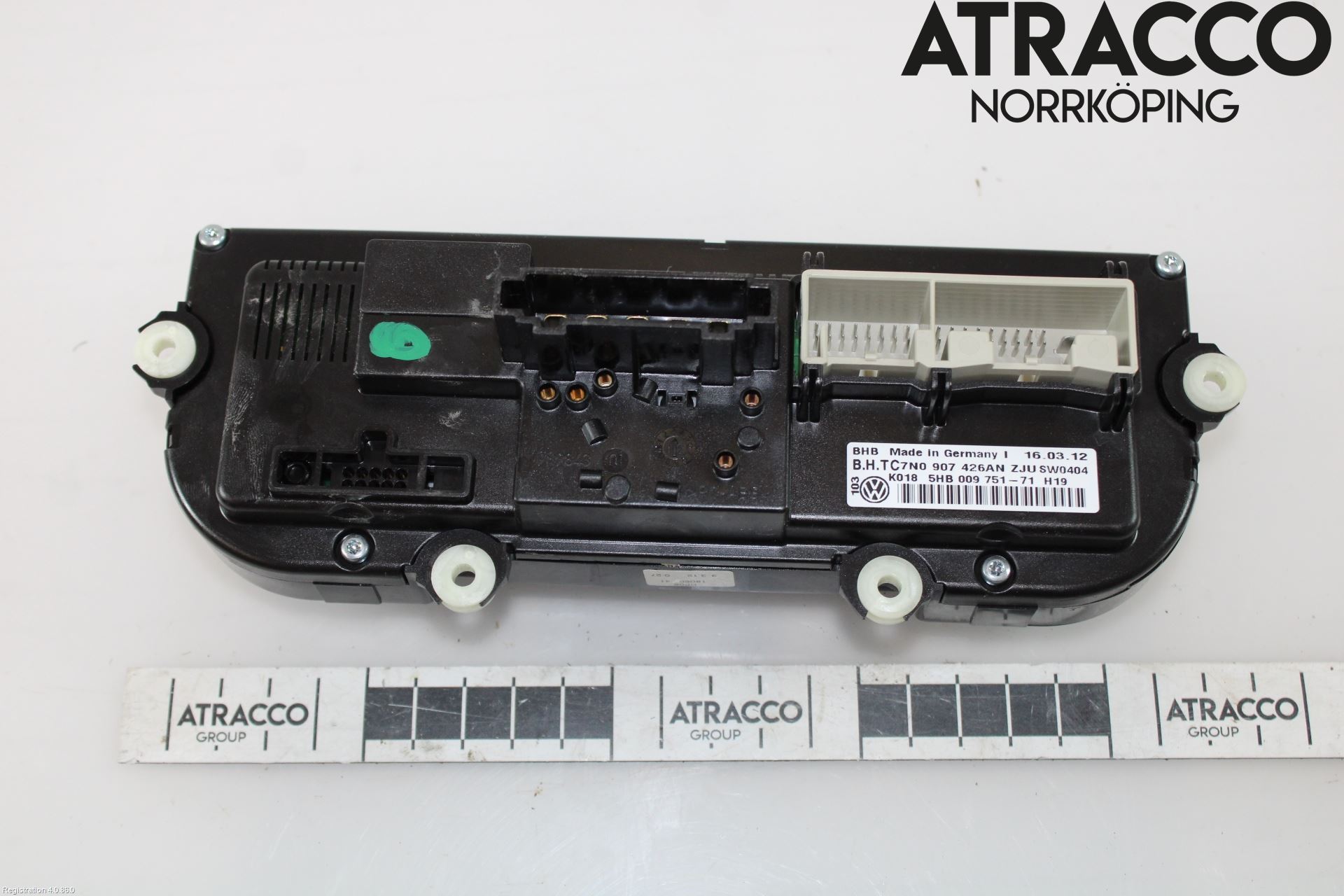 Volkswagen VW GOLF VI 09-13 Varmeapparat Panel(Regulering)