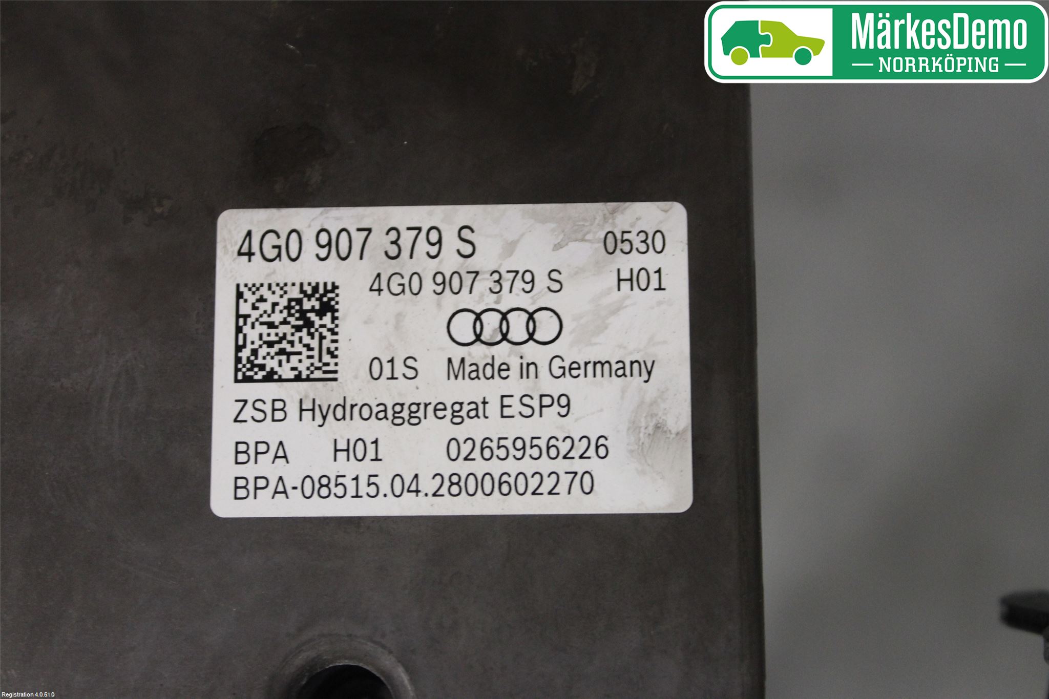 Audi A6/S6 4G 11-18 Abs Hydraulikkaggregat