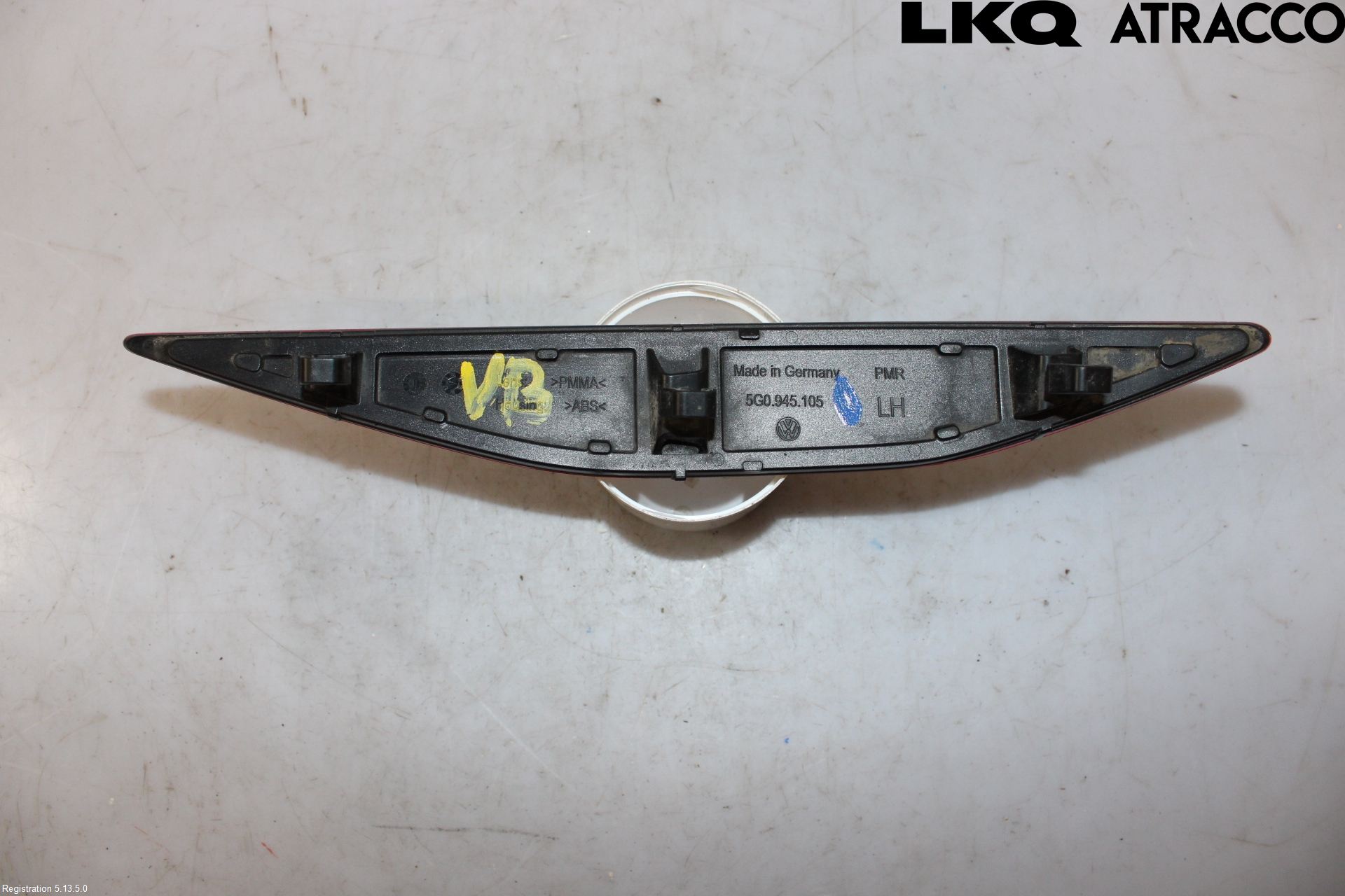 Volkswagen VW GOLF / E-GOLF VII 13-20 Refleks Bak