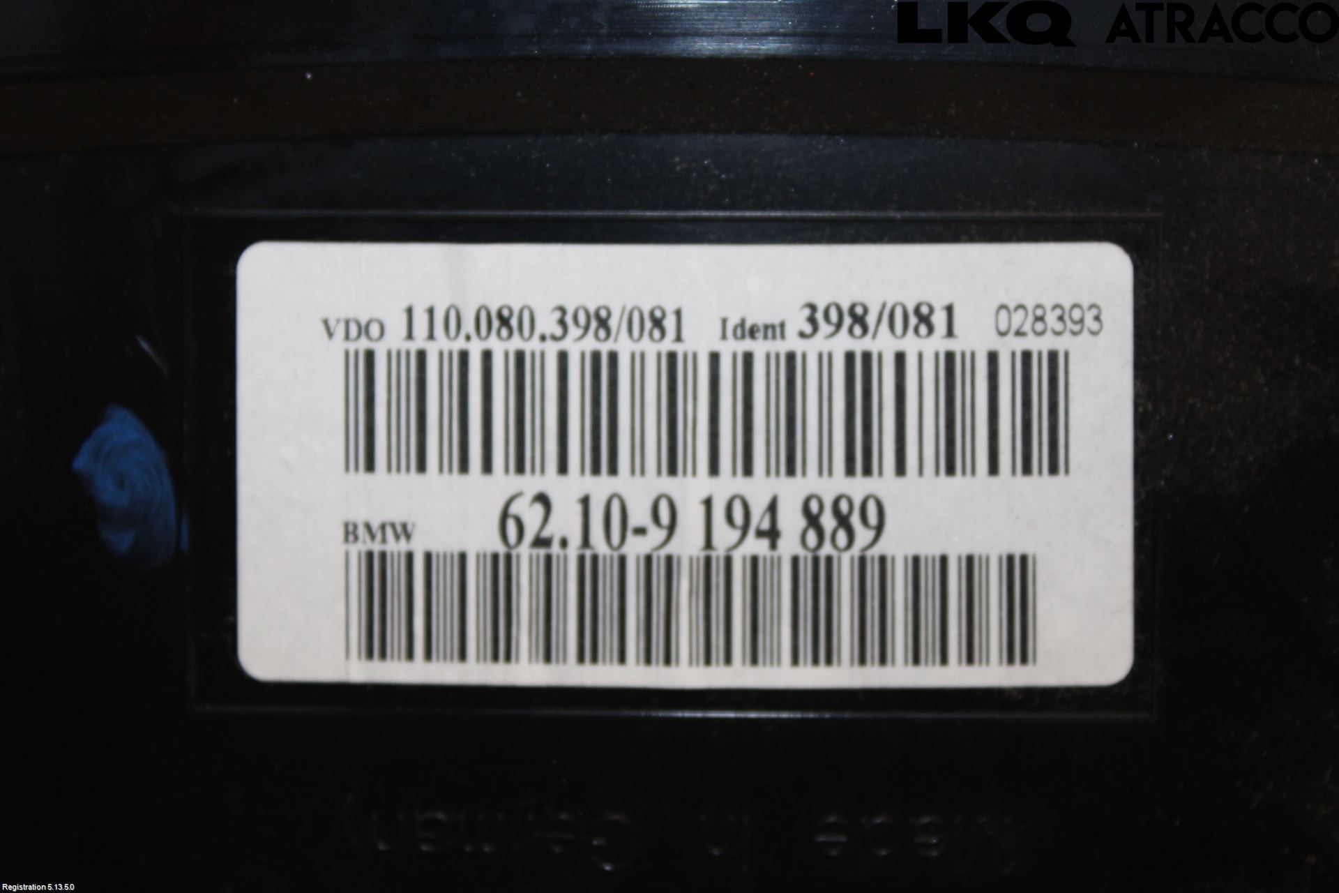BMW 5 E60/61 Sed/Tou 02-10 Instr Kombinert