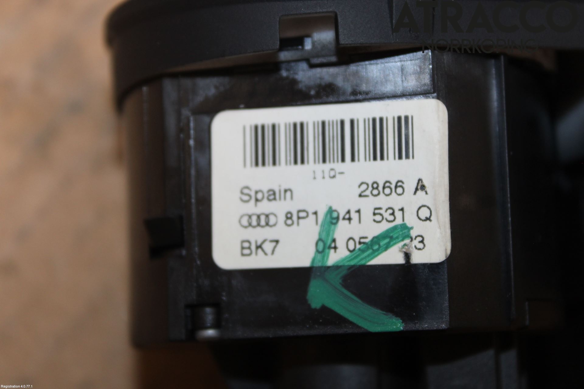 Audi A3/S3     04-05 Bryter Hovedlys