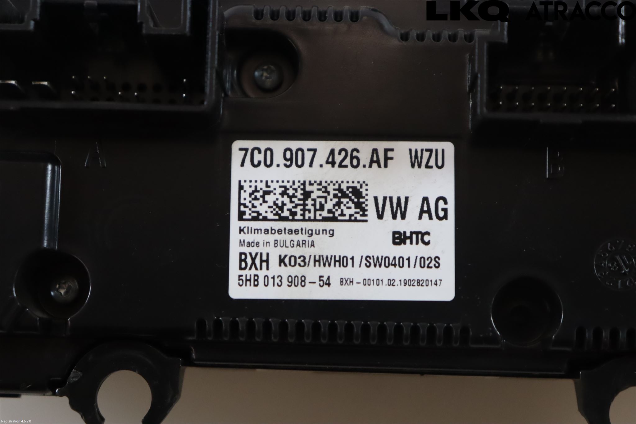 Volkswagen VW CRAFTER II / E-CRAFTER 17- Varme Ac Betjening-Display
