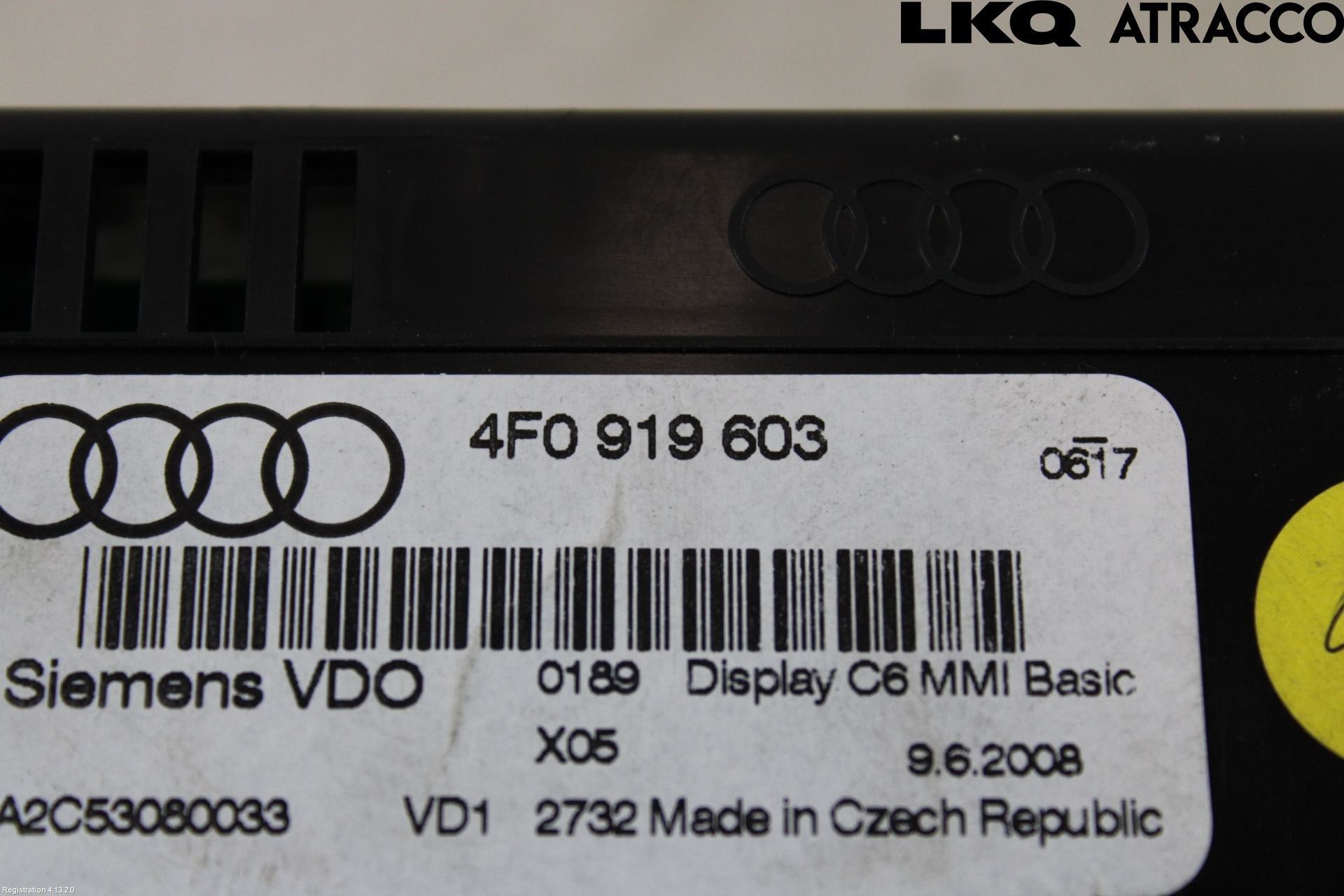 Audi Q7/SQ7 Instr Skjerm Dvd-Gps-Ac-Tlf
