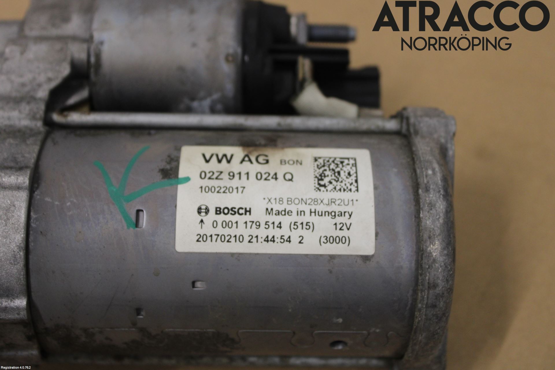 Volkswagen VW GOLF / E-GOLF VII 13-20 Startmotor