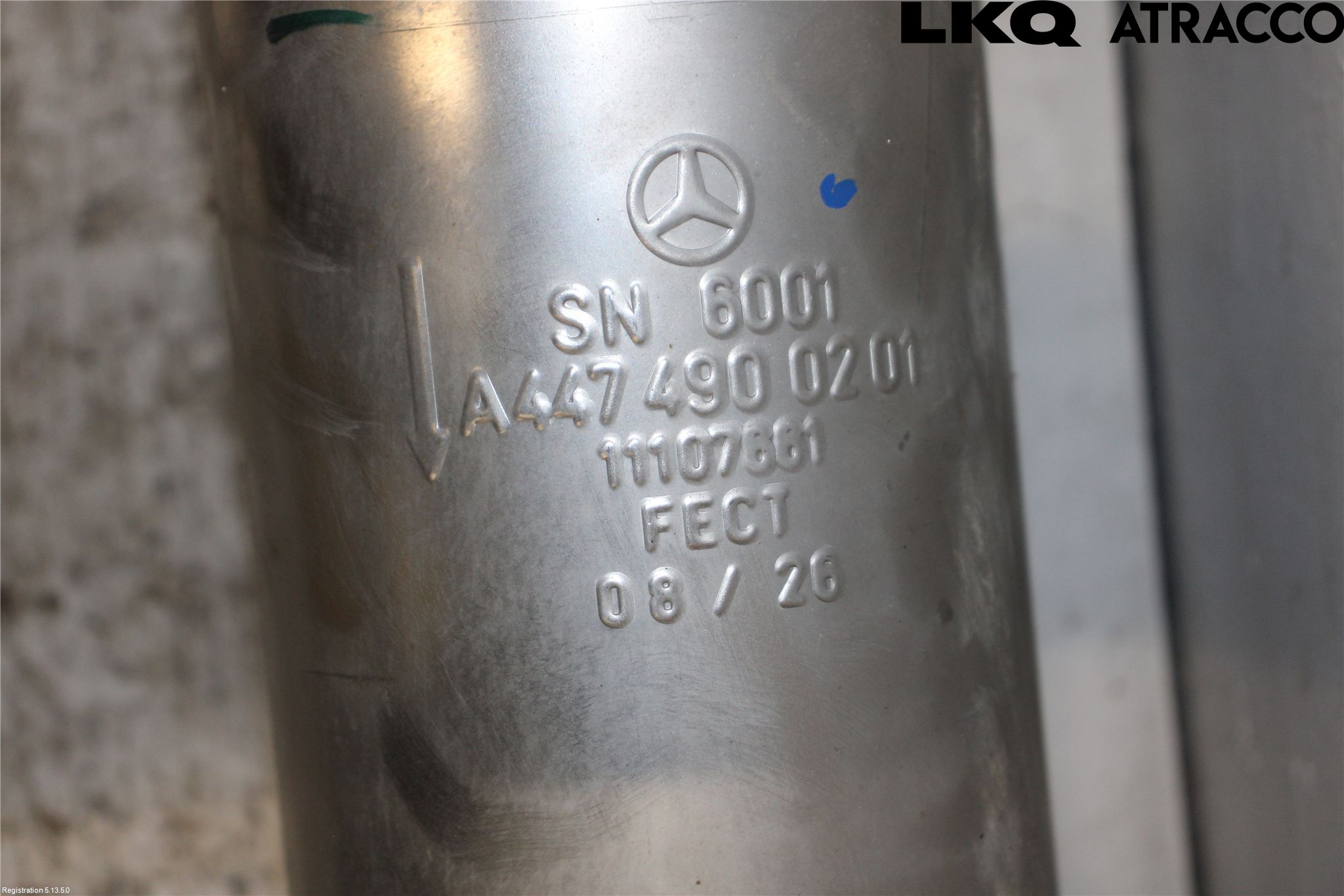 Mercedes-Benz MB VITO/V-KLASS (W640,W447,W448) 14- Eksos Bakre Potte