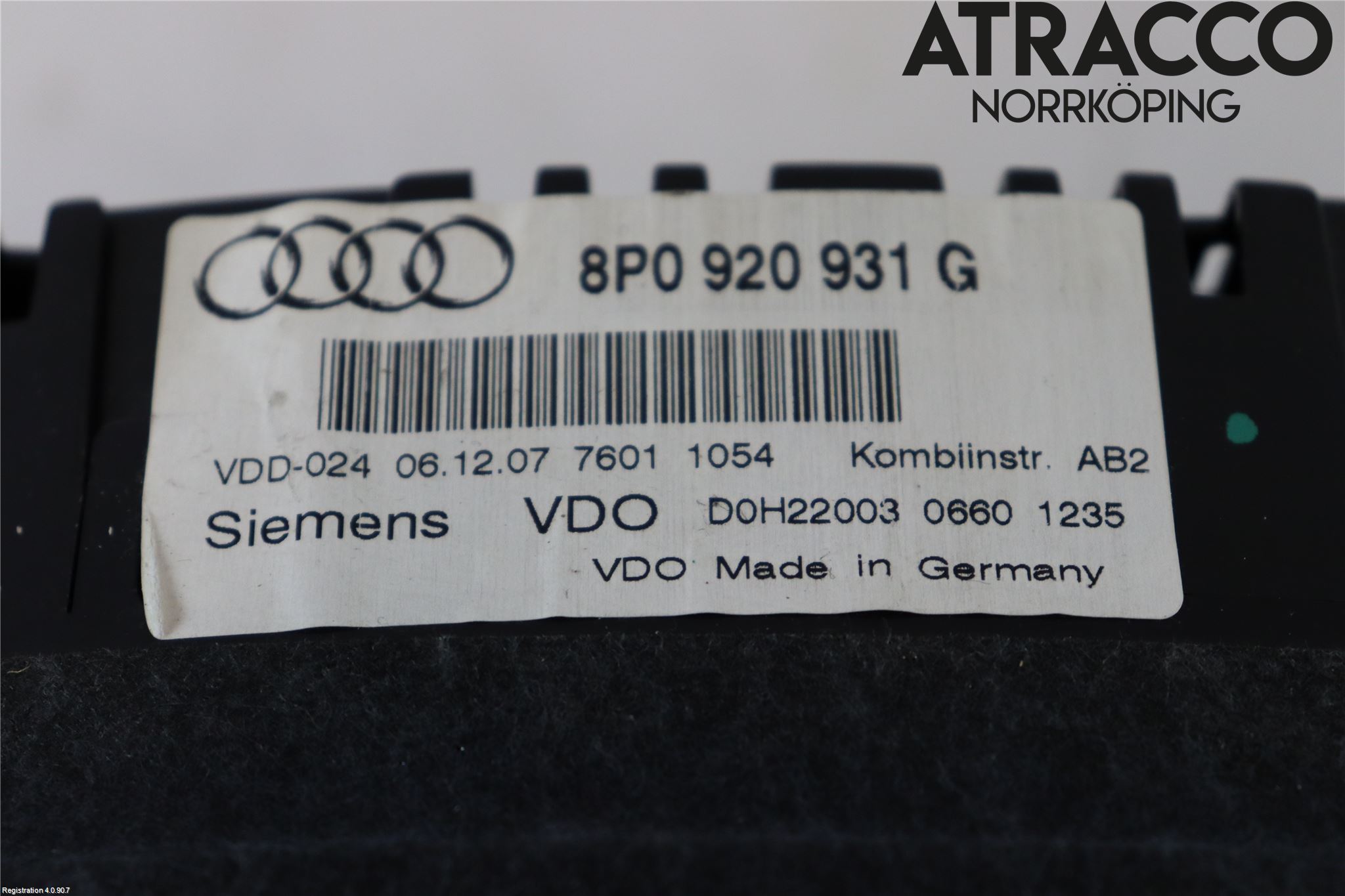 Audi A3/S3 05-13 Instr Kombinert