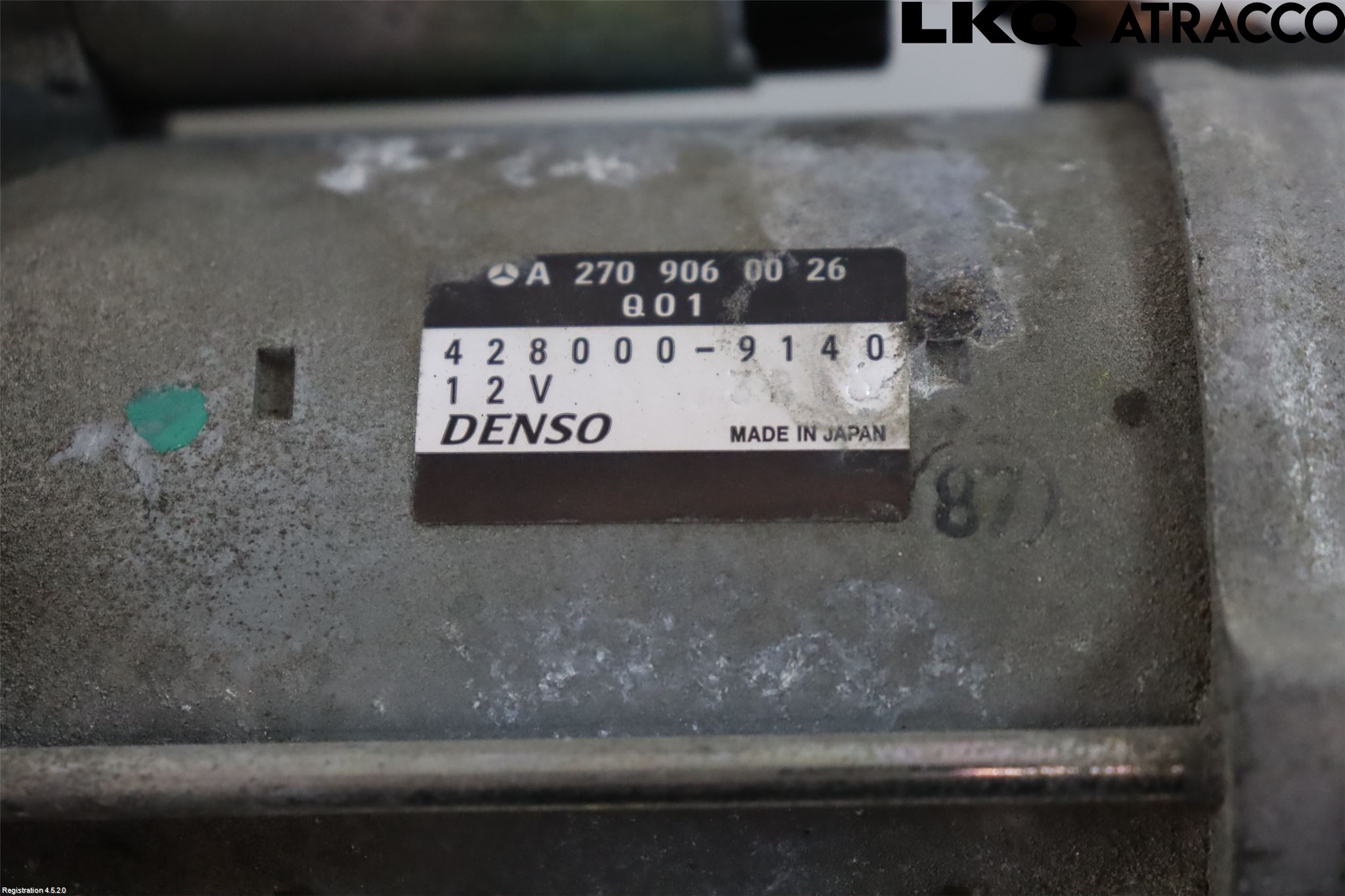 Mercedes-Benz MB B-KLASS (W246/W242) 12-19 Startmotor Diesel