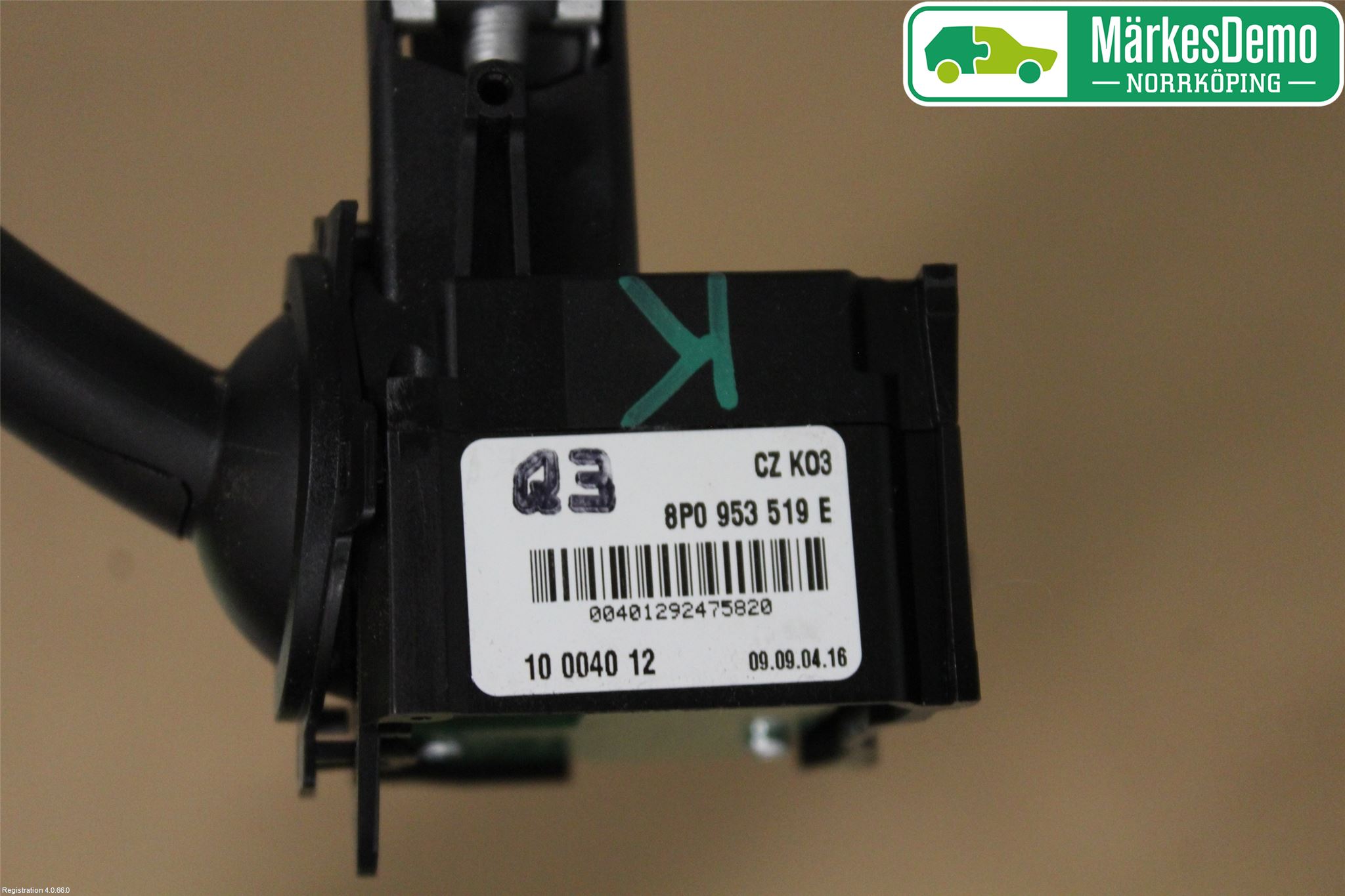 Audi A3/S3 05-13 Bryter Ratt Visker - Spyler