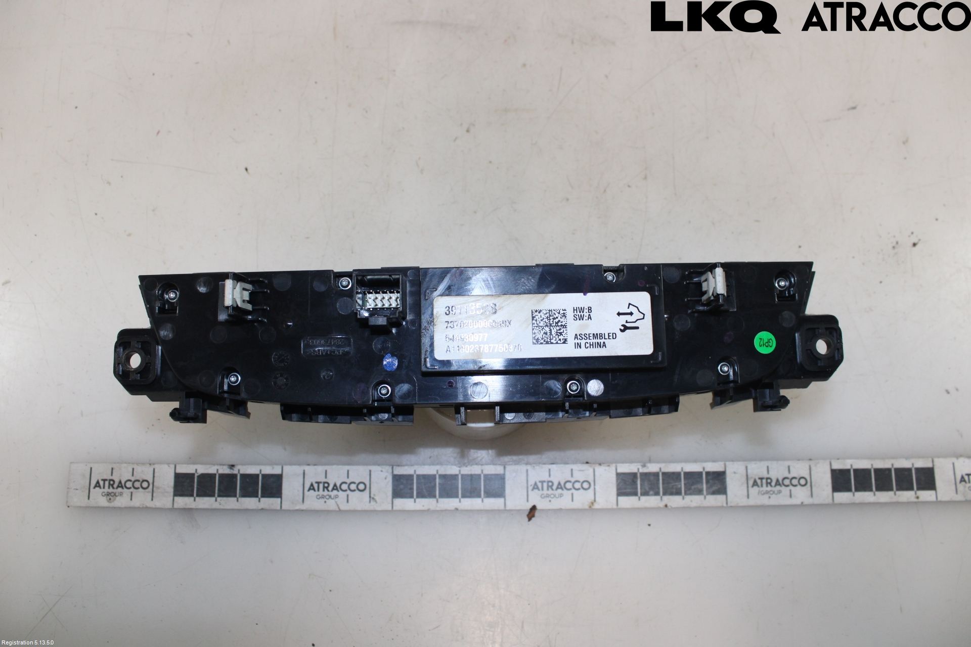 Opel INSIGNIA 17- Varmeapparat Panel(Regulering)