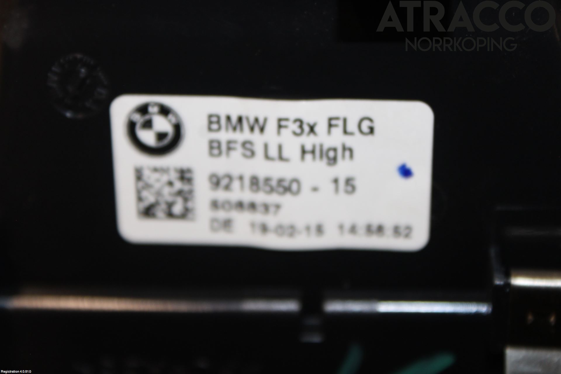 BMW 3 F30/F31/F80 12-19 Dashbord Kanal - Dyse