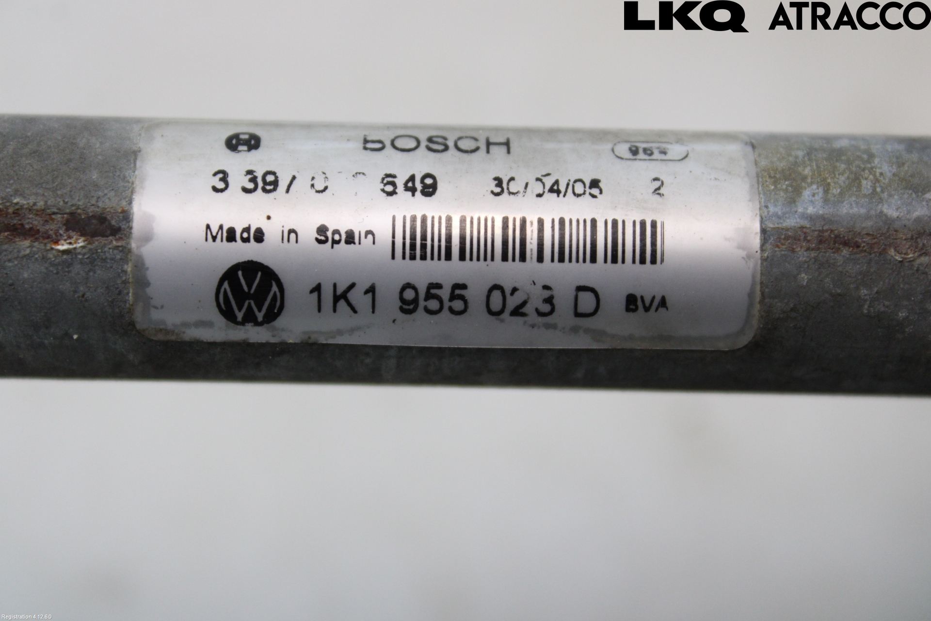 Volkswagen VW GOLF V 04-09 Viskeroverføring Frontrute