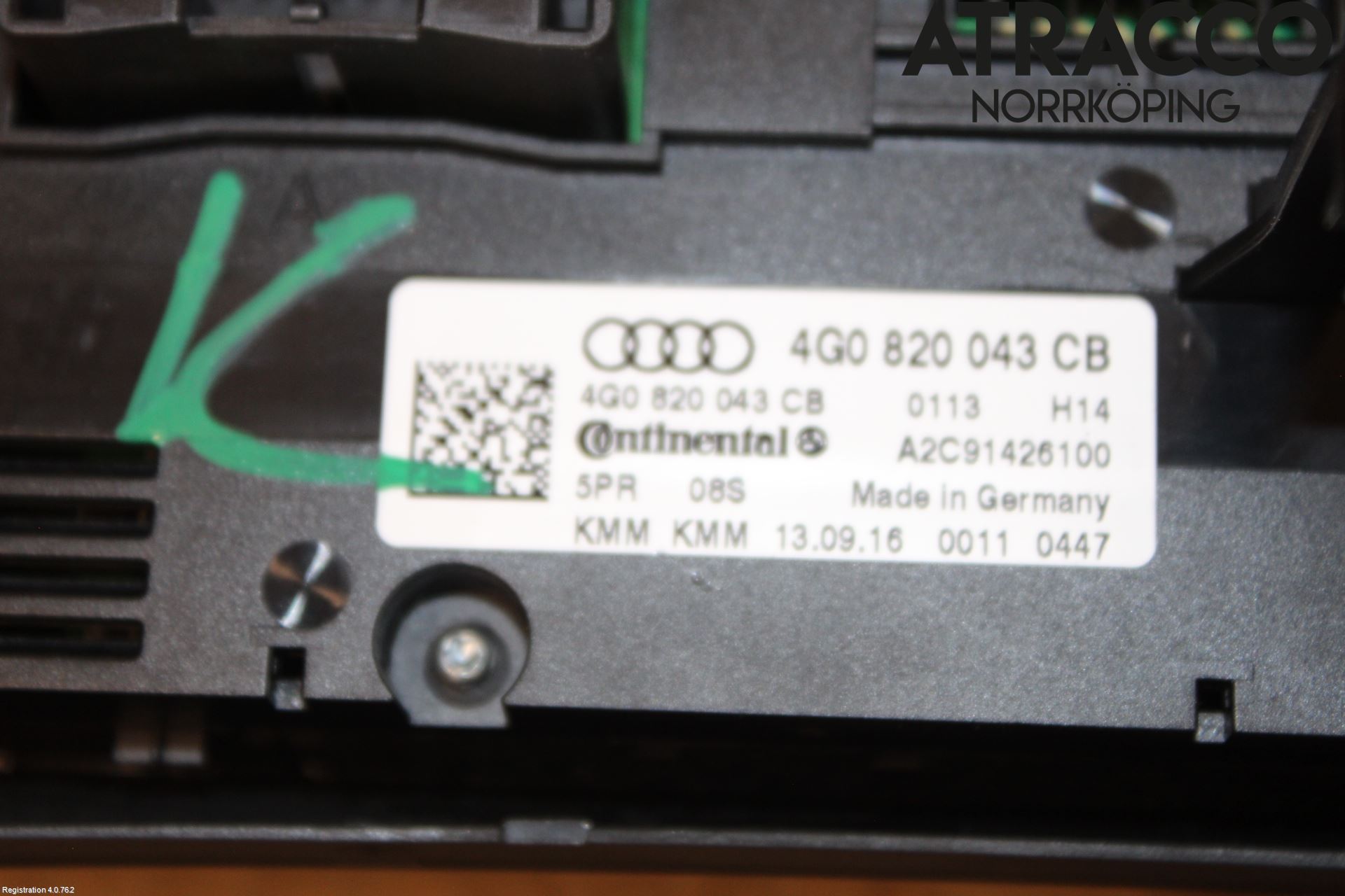 Audi A6/S6 4G 11-18 Varmeapparat Panel(Regulering)