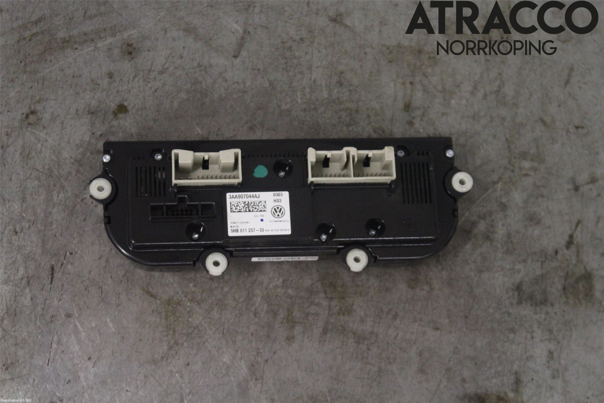 Volkswagen VW PASSAT 11-14 Varmeapparat Panel(Regulering)