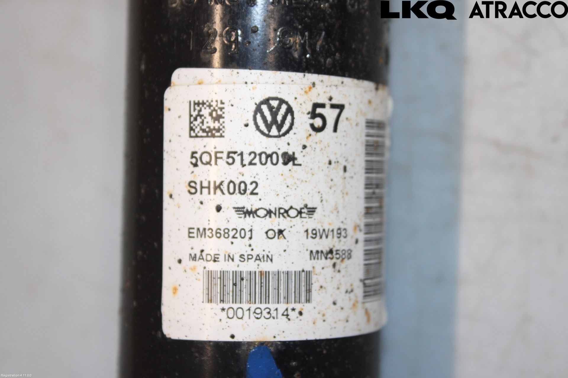 Skoda KODIAQ 17-24 Støtdemper Bak