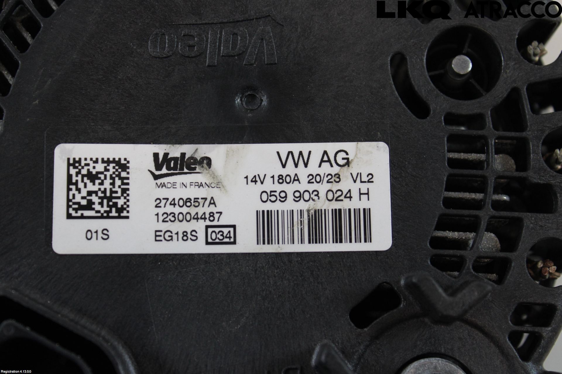 Volkswagen VW TOUAREG CR 18- Dynamo