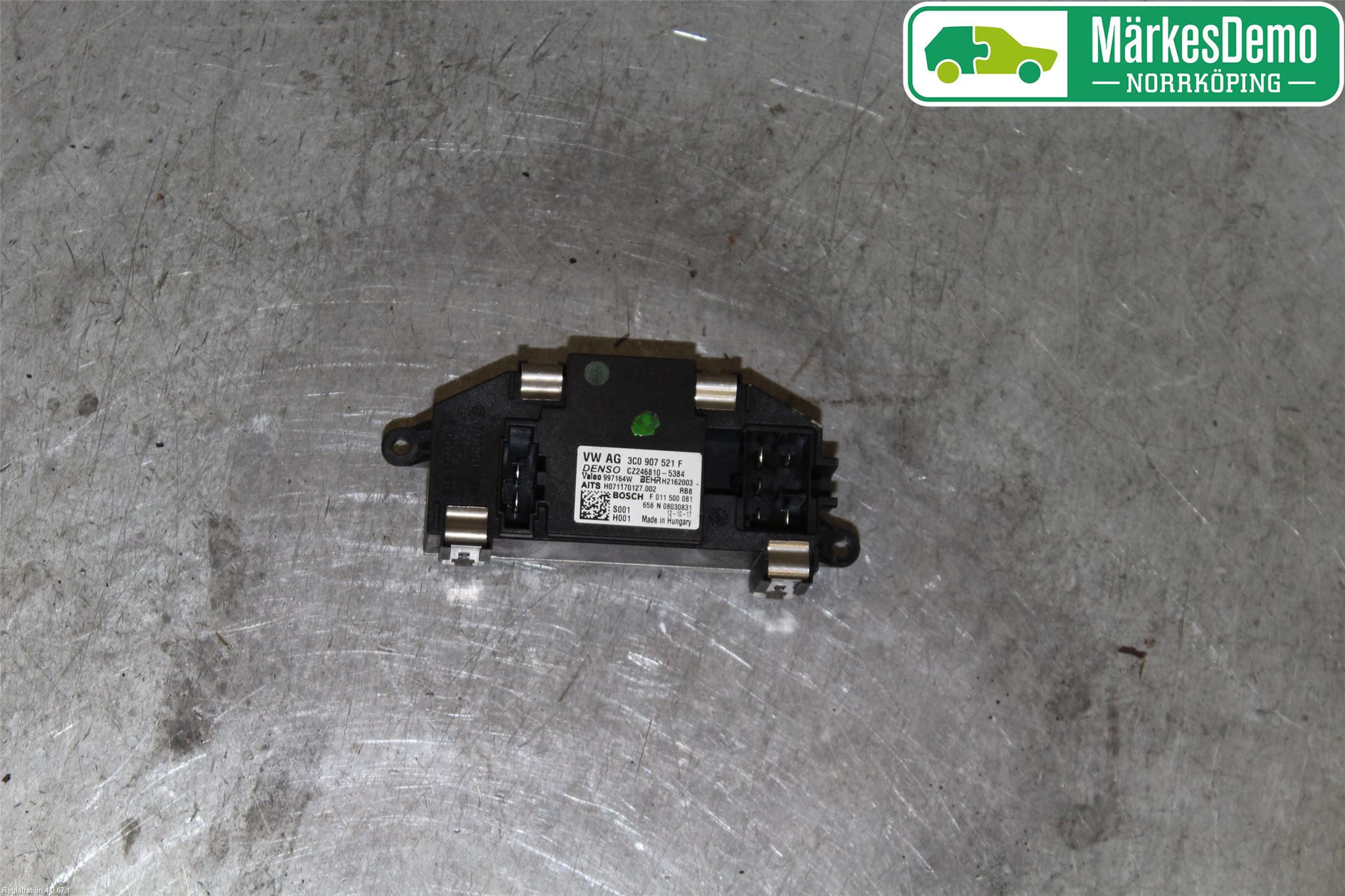 Skoda OCTAVIA (1Z) 05-13 Varmeapparat Viftemotstand