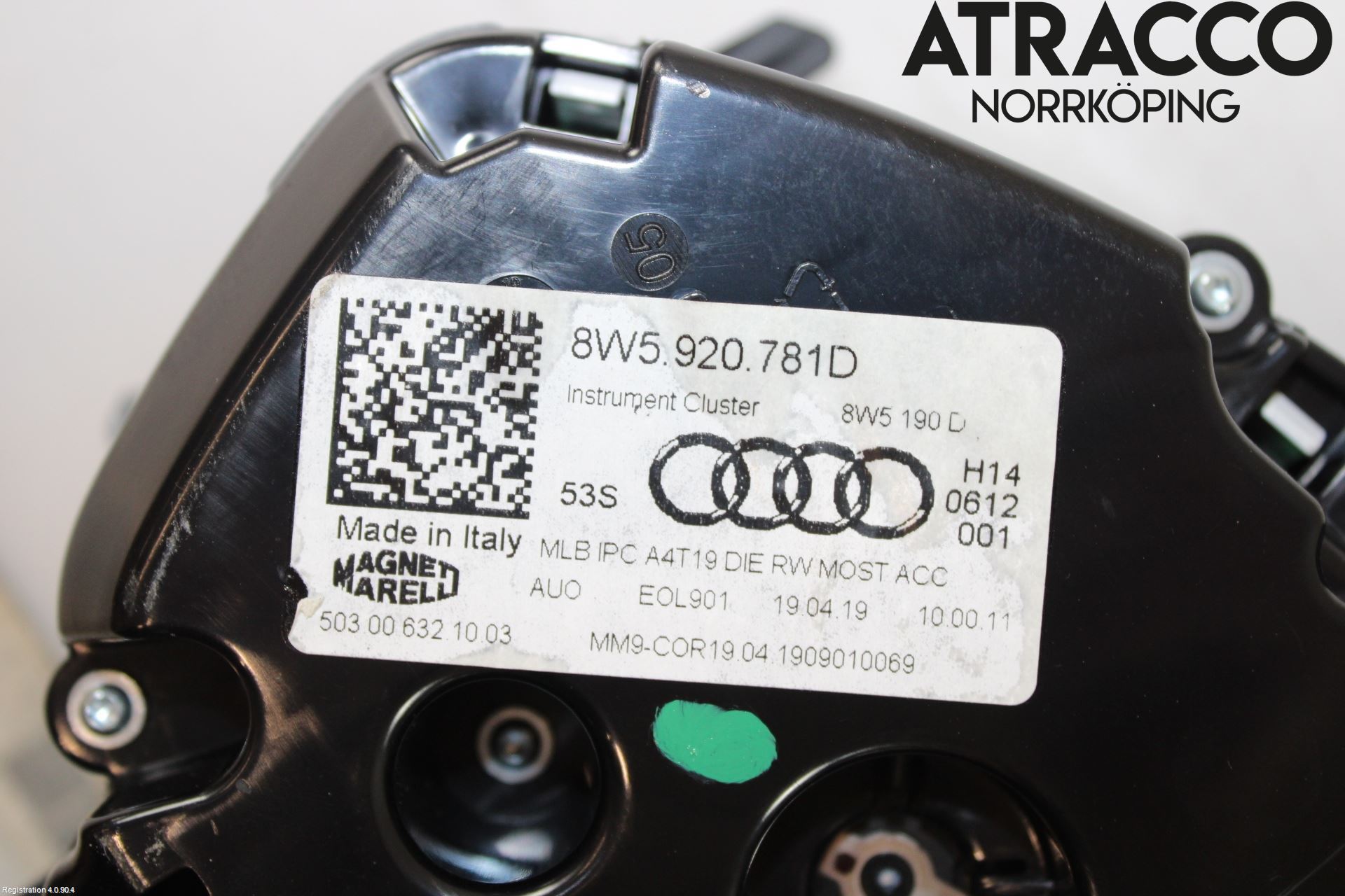 Audi A4/S4 B9 20- Instr Kombinert