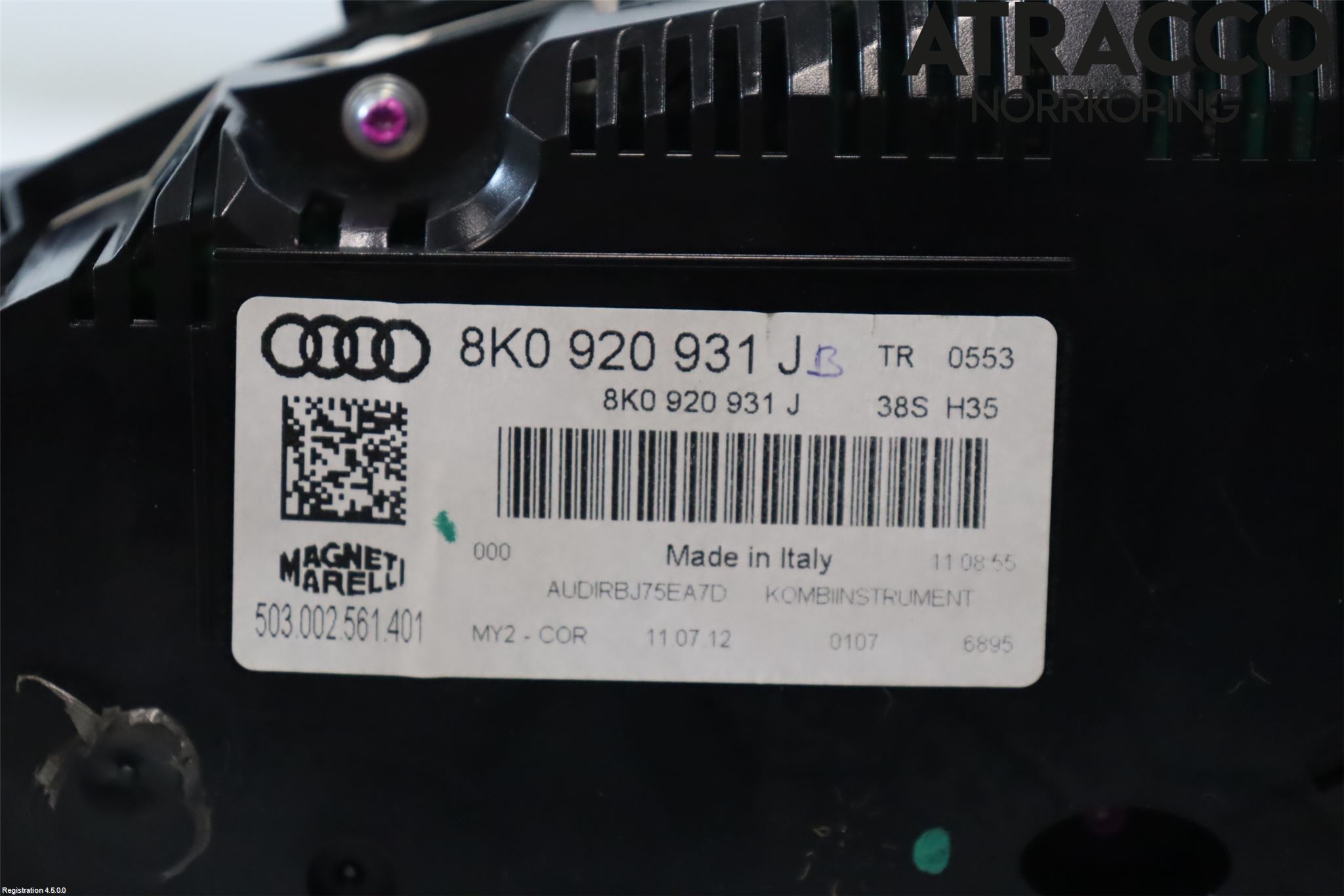 Audi A4 12-15 Instr Kombinert