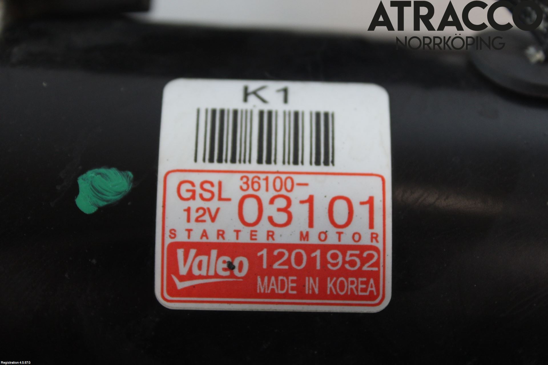 Kia RIO 12-16 Startmotor
