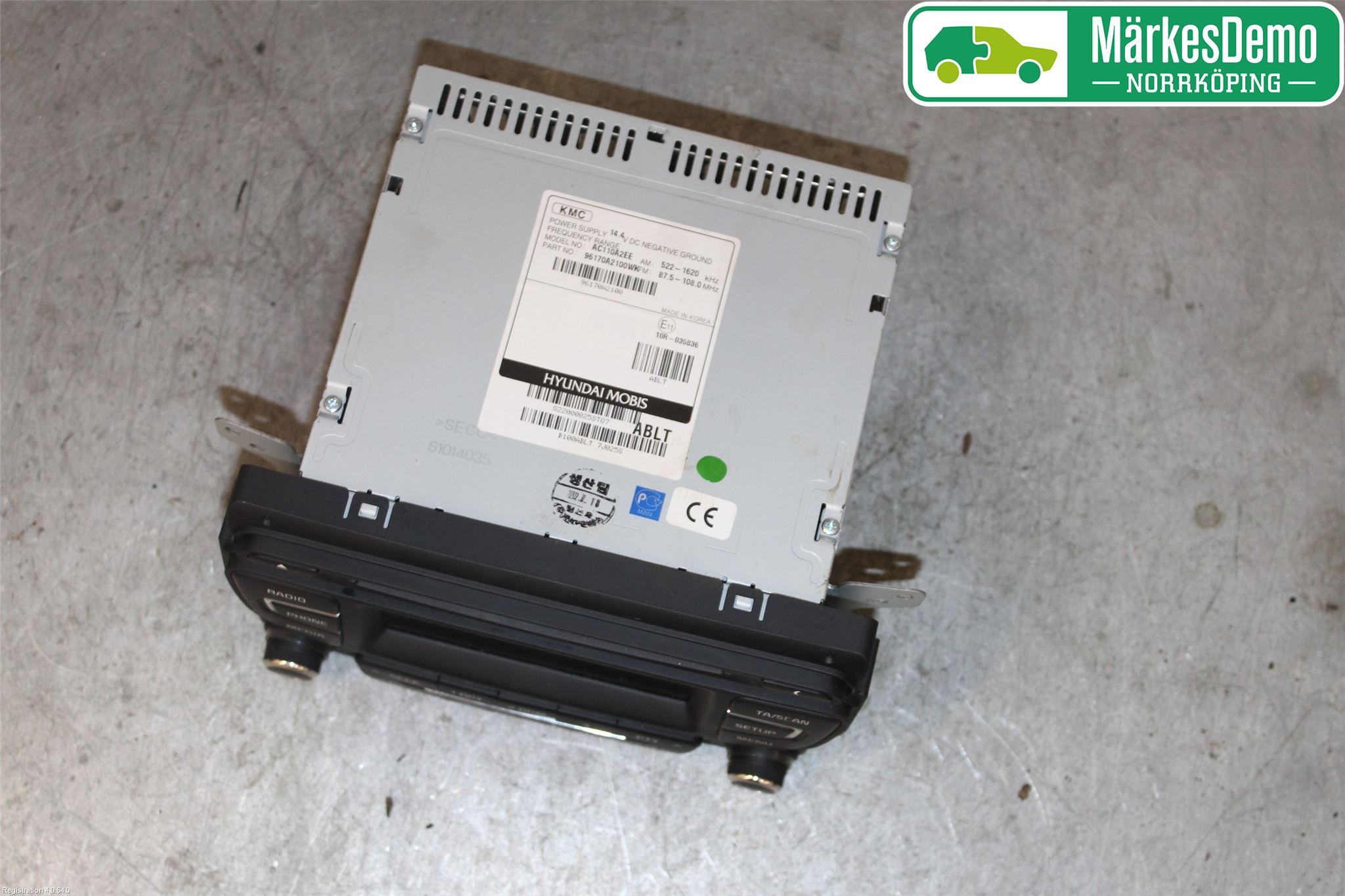 Kia CEED 12-18 Stereo Radio Med Cd