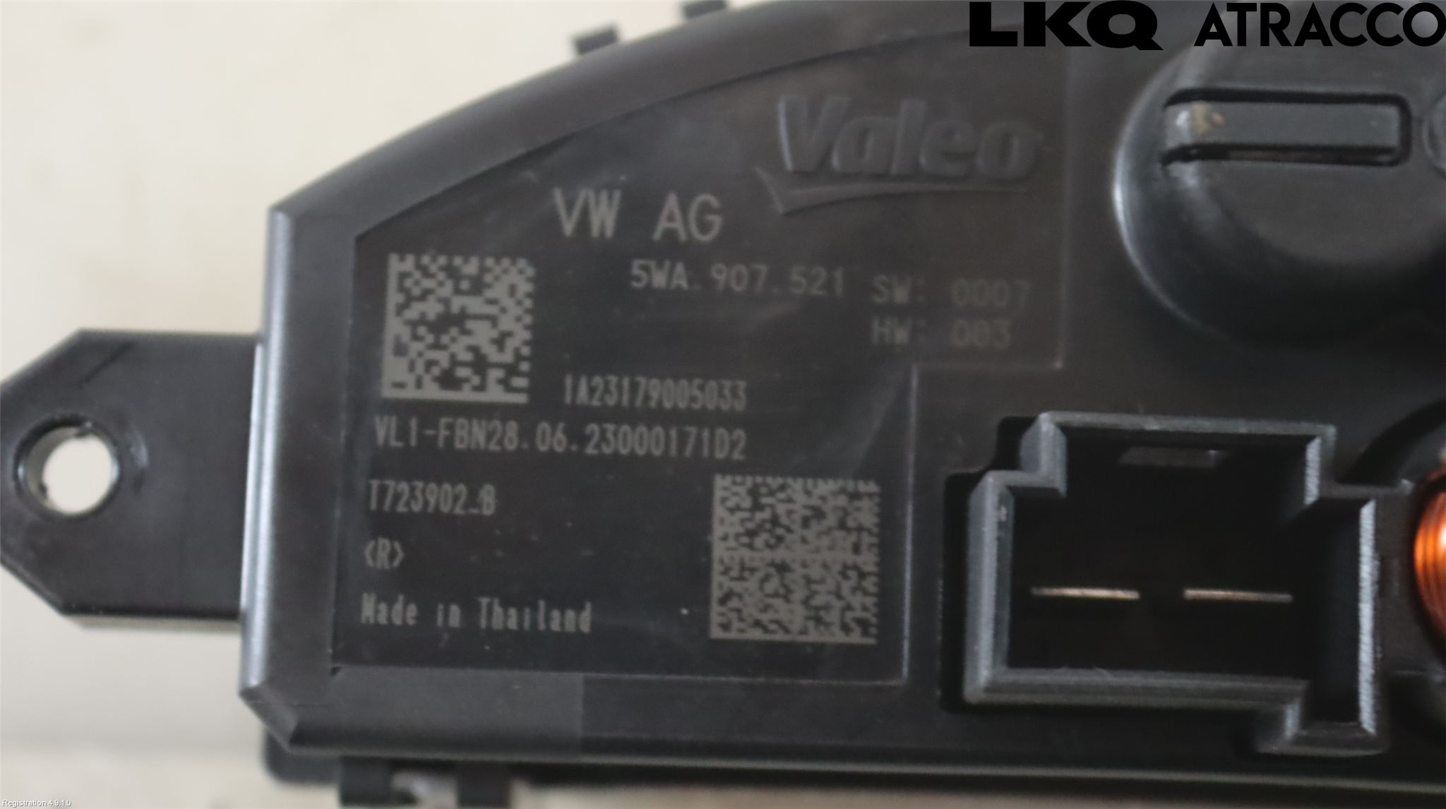 Skoda SCALA 19- Varmeapparat Viftemotstand