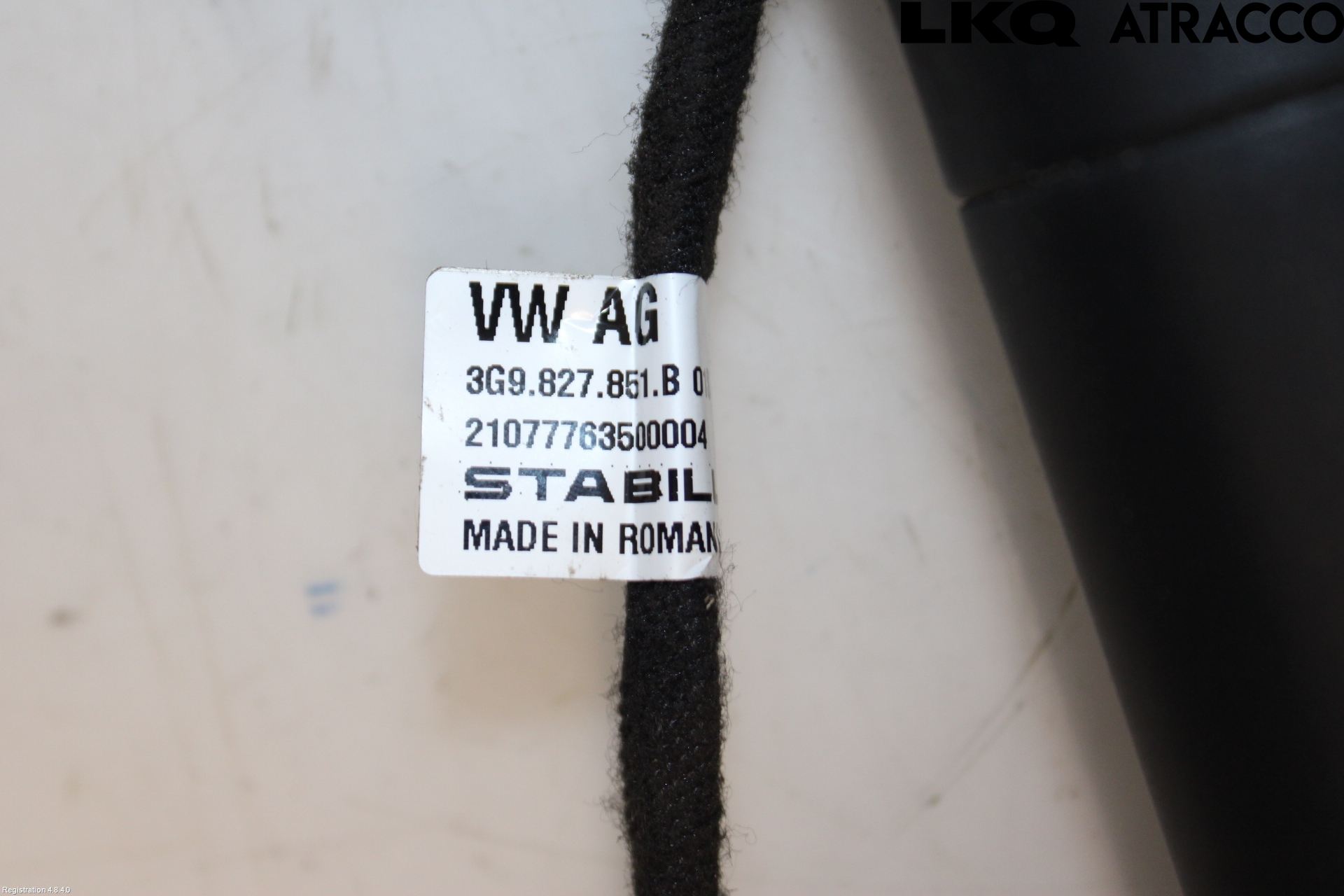 Volkswagen VW PASSAT 15-19 Bakluke Demper-Gassfjær