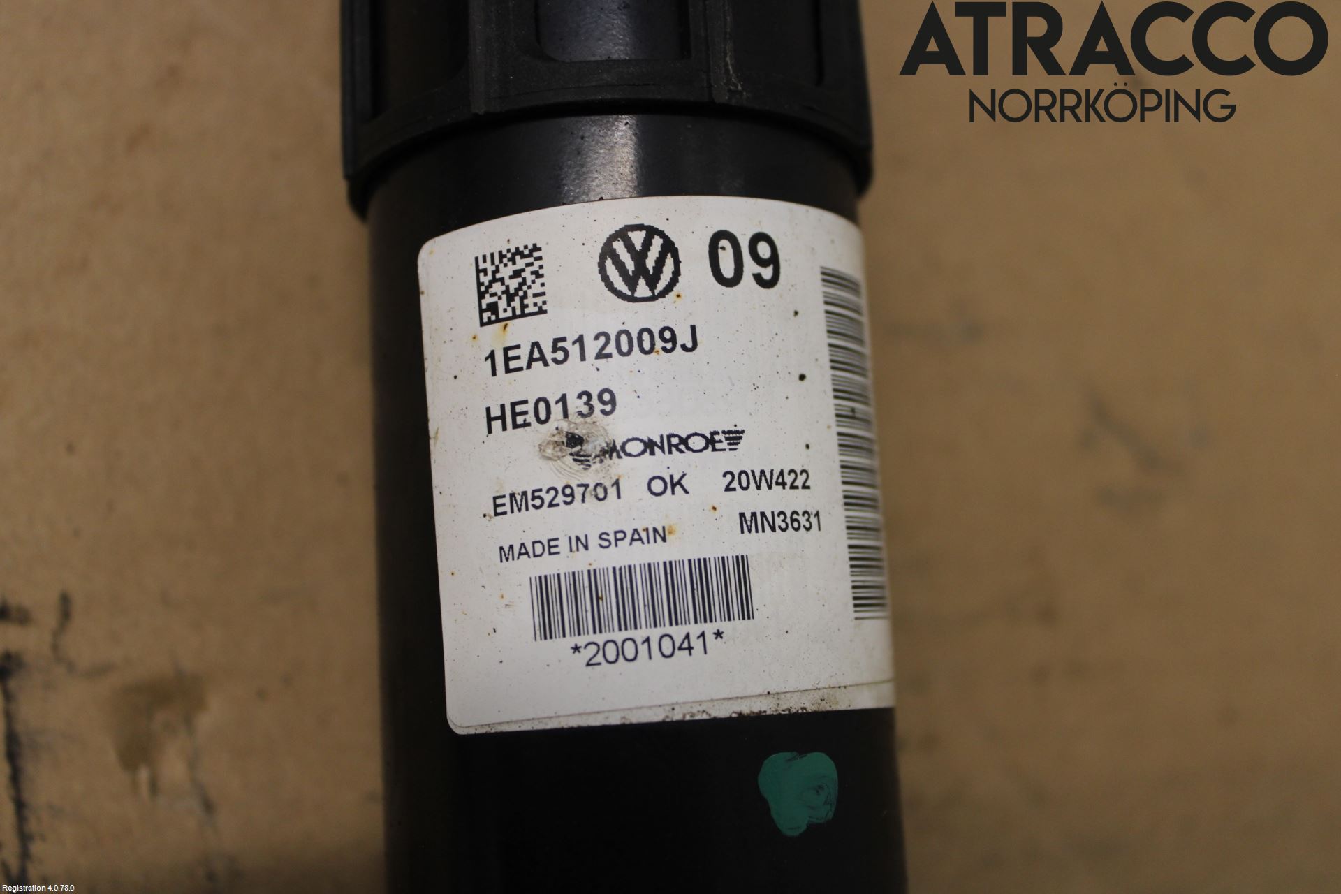Volkswagen VW ID.3 21- Støtdemper Bak