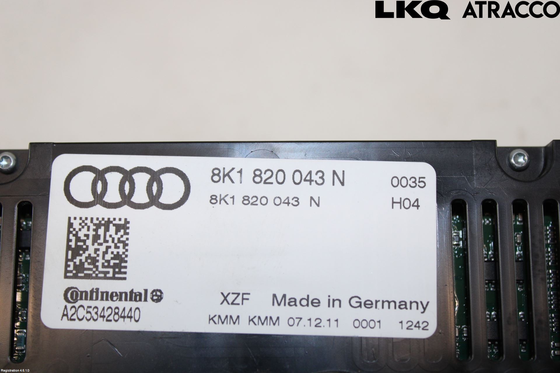 Audi A5 07-16 Varmeapparat Panel(Regulering)