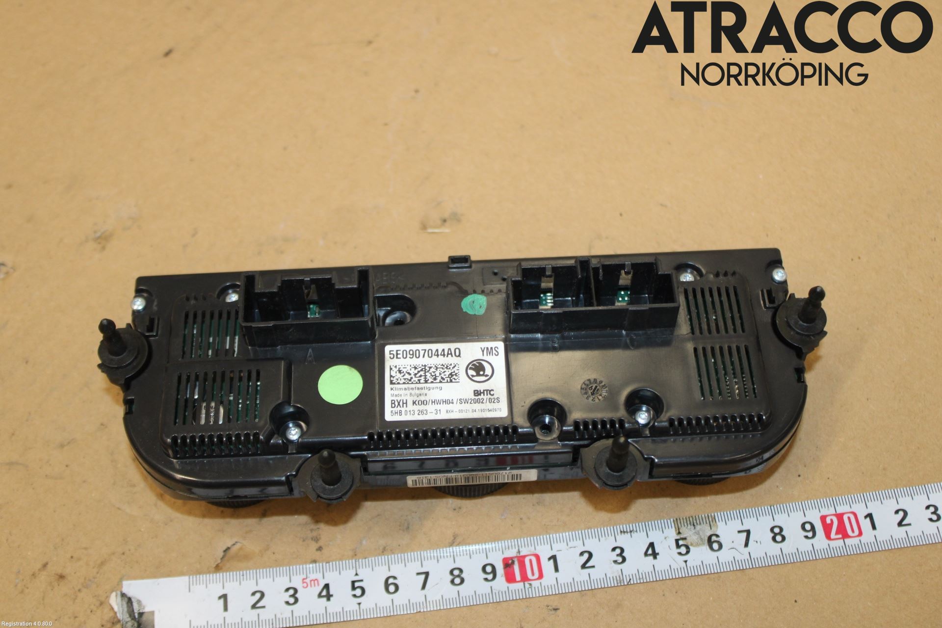 Skoda OCTAVIA (NX) 20- Varmeapparat Panel(Regulering)